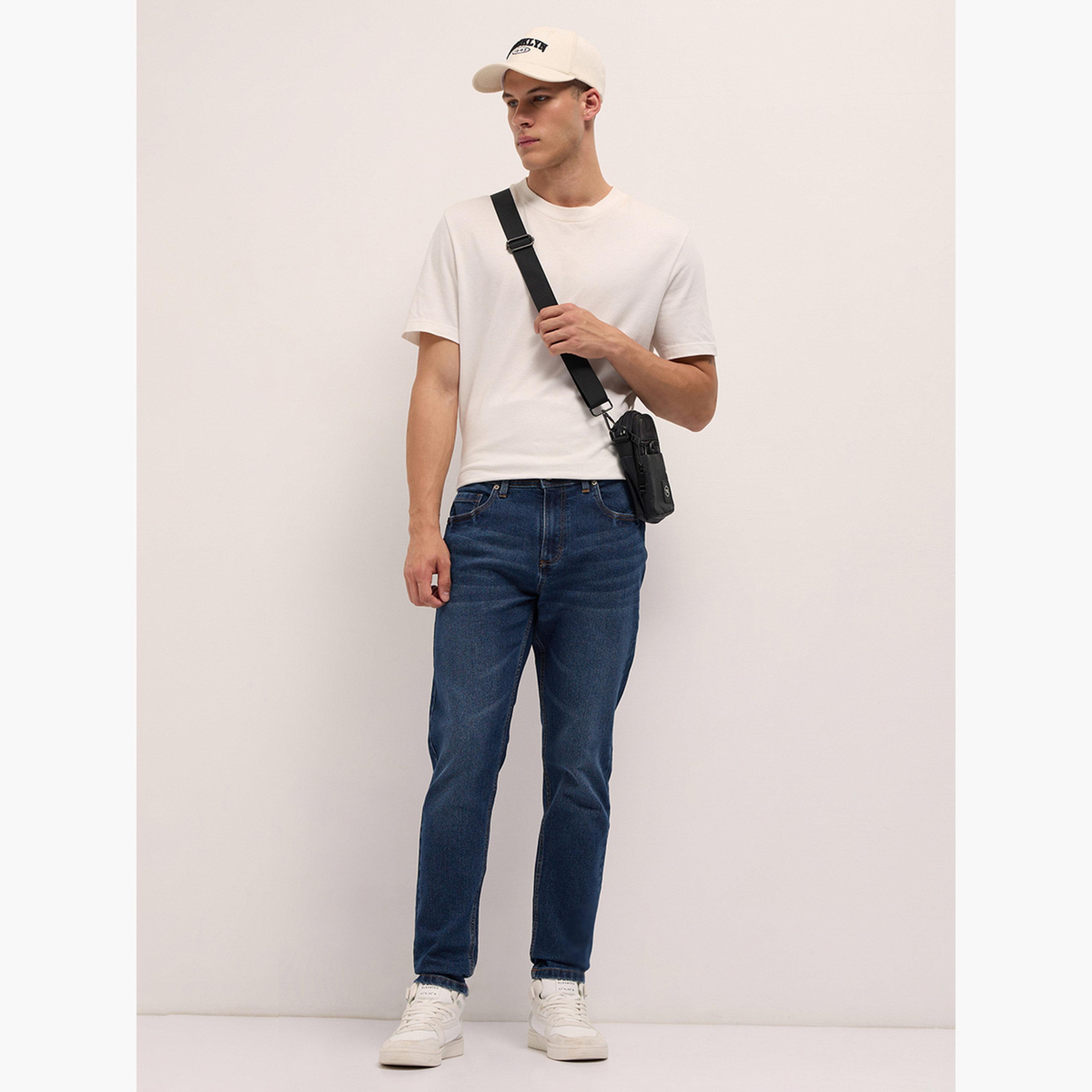 The Bear House X Styli Men Cotton Blend Mid Rise Slim Fit Jeans-men-clothing-bottoms-jeans-image-2