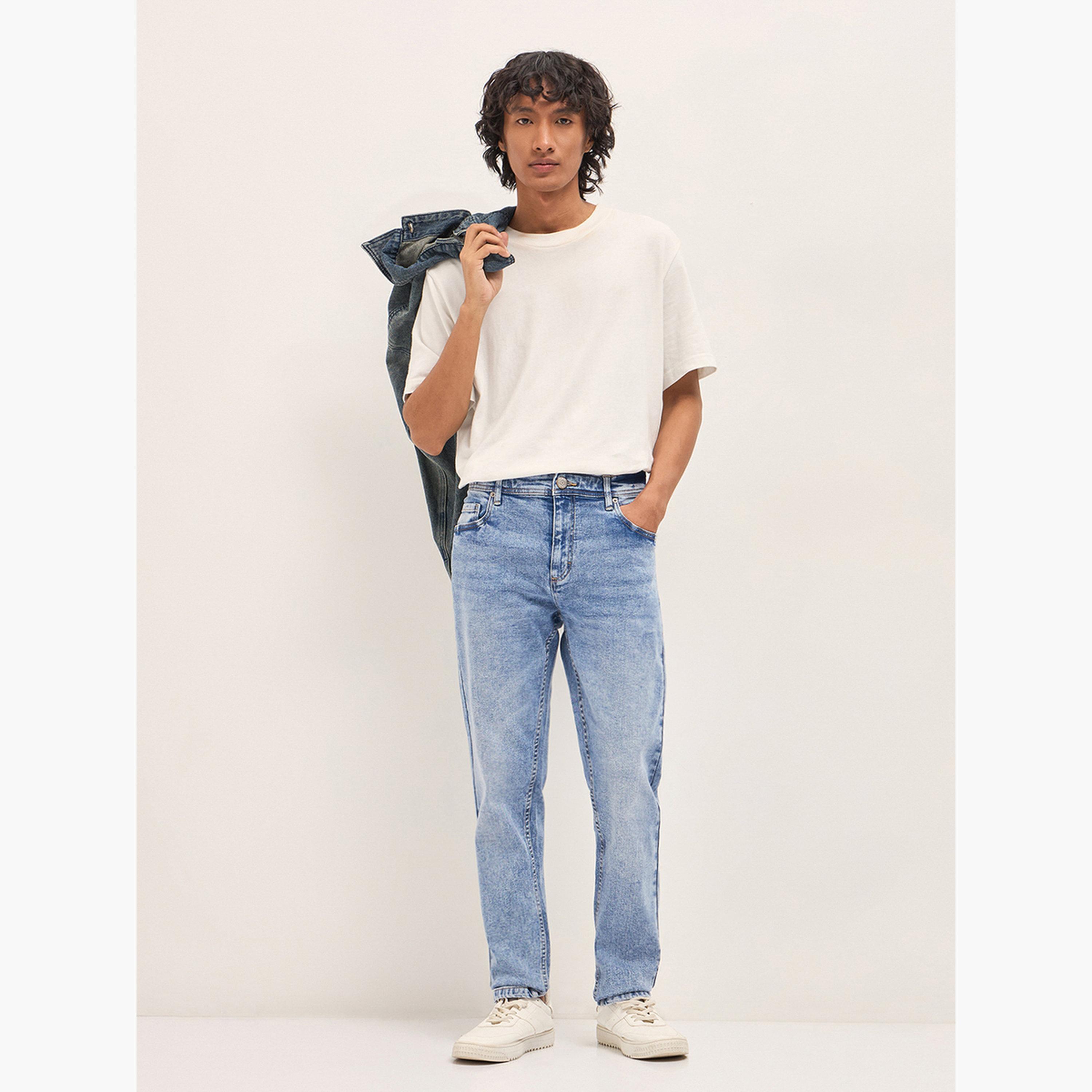 جينز قطن بخصر متوسط وقصة ضيقة-men-clothing-bottoms-jeans-image-2