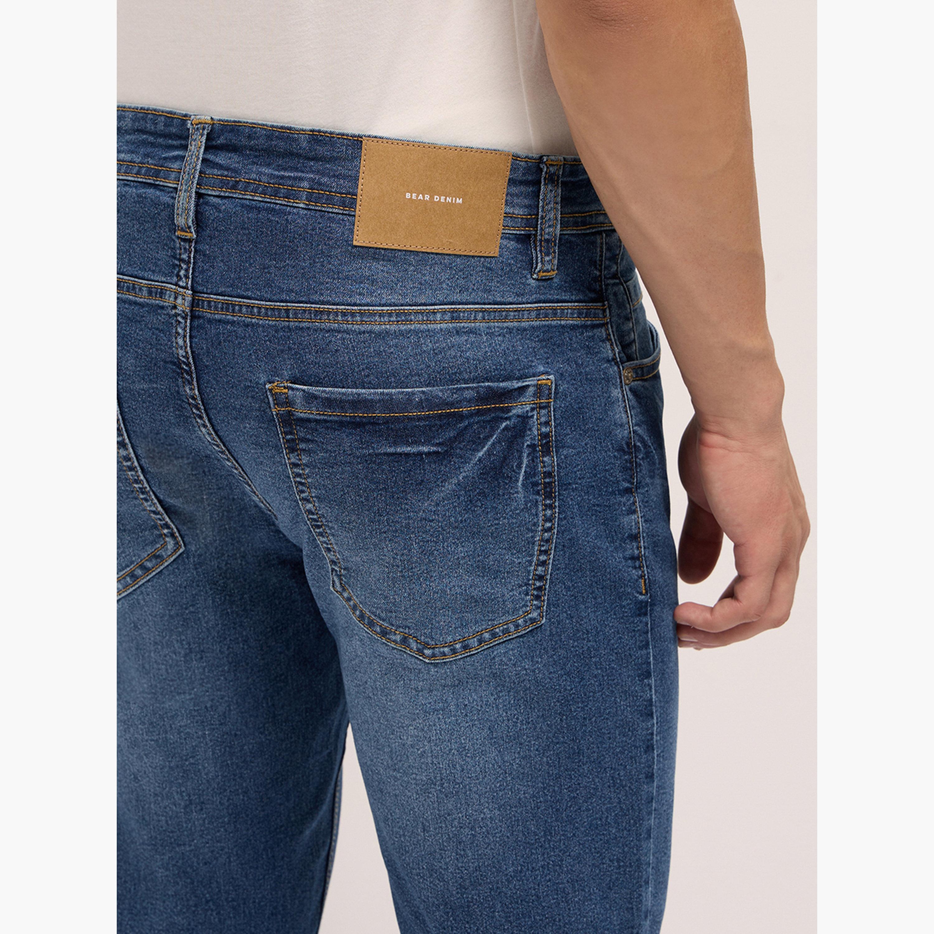 جينز مزيج قطن بخصر متوسط وقصة ضيقة جداً سكيني-men-clothing-bottoms-jeans-image-3