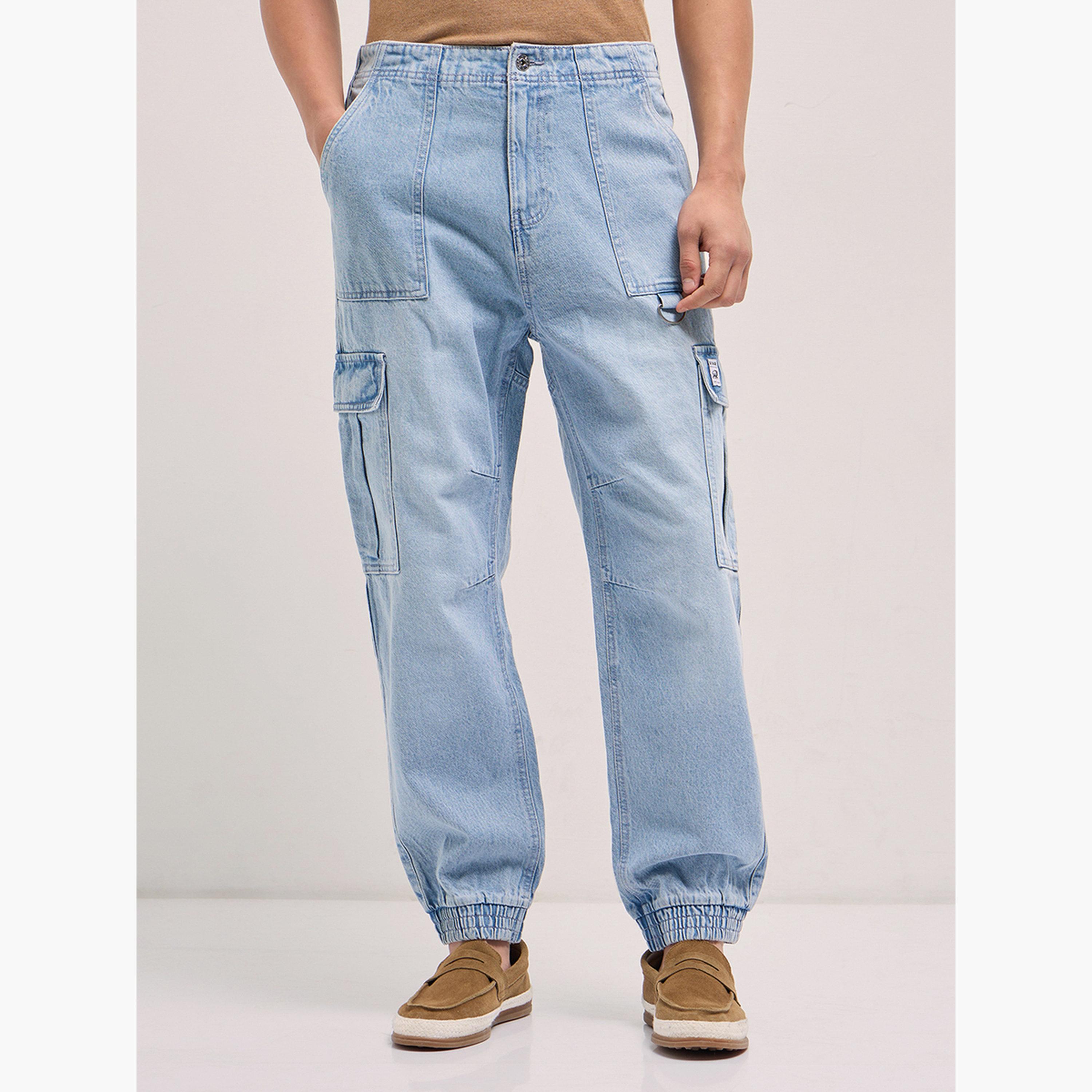 The Bear House X Styli Men Mis Rise Cotton Baggy Fit Jeans-men-clothing-bottoms-jeans-image-1