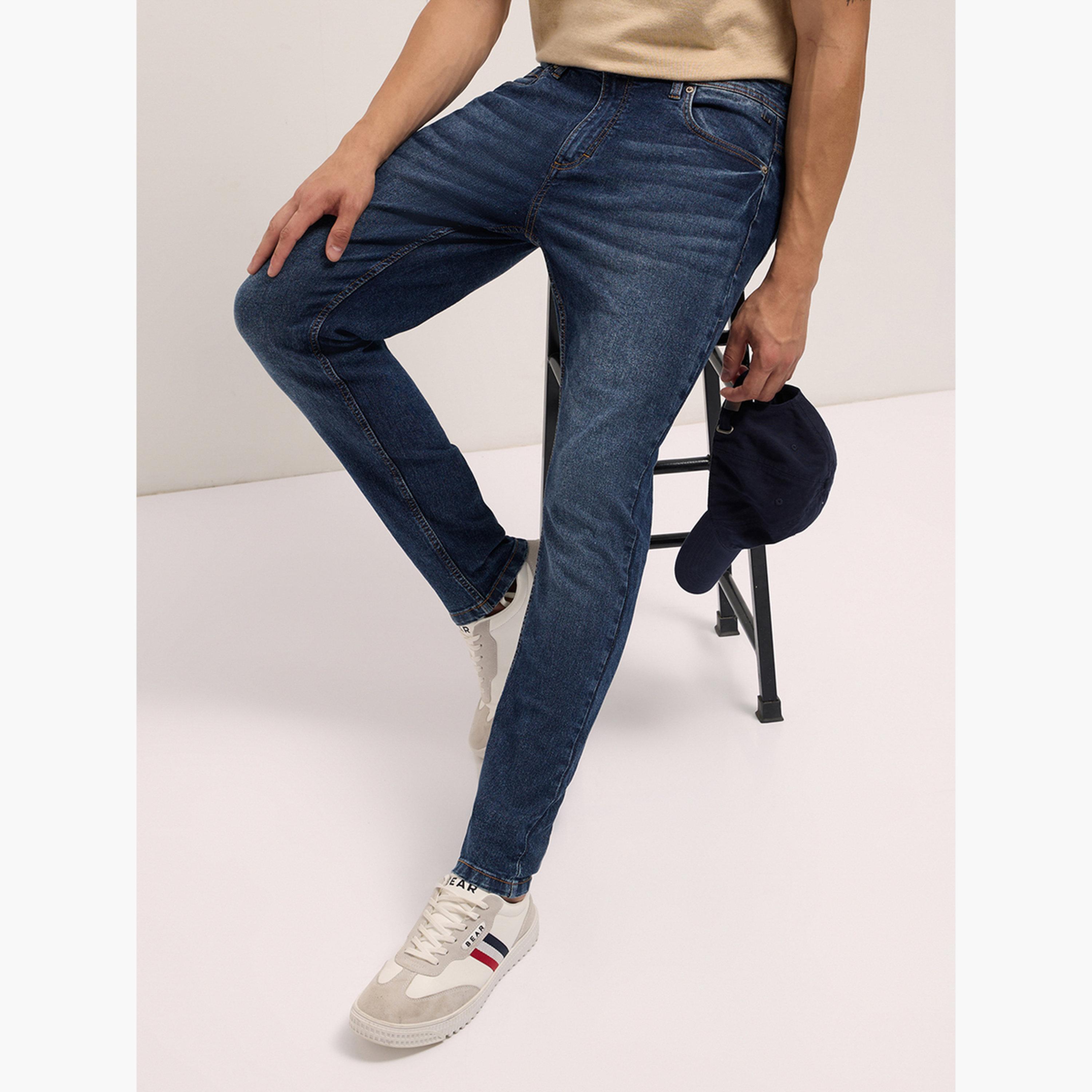 The Bear House X Styli Men Mid Rise Cotton Washed Skinny Fit Jeans-men-clothing-bottoms-jeans-image-5