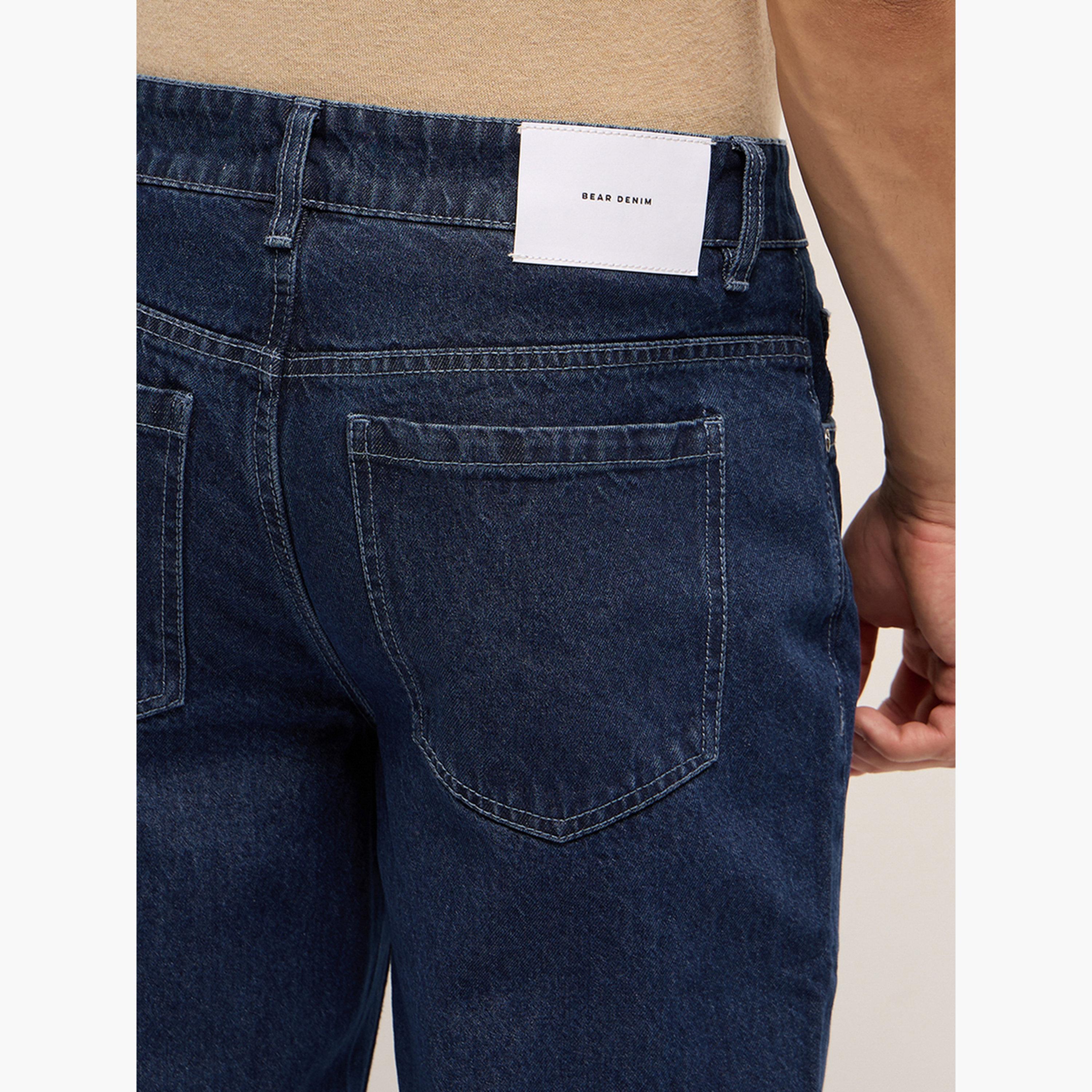 The Bear House X Styli Men Mid Rise Cotton Straight Fit Jeans-men-clothing-bottoms-jeans-image-4