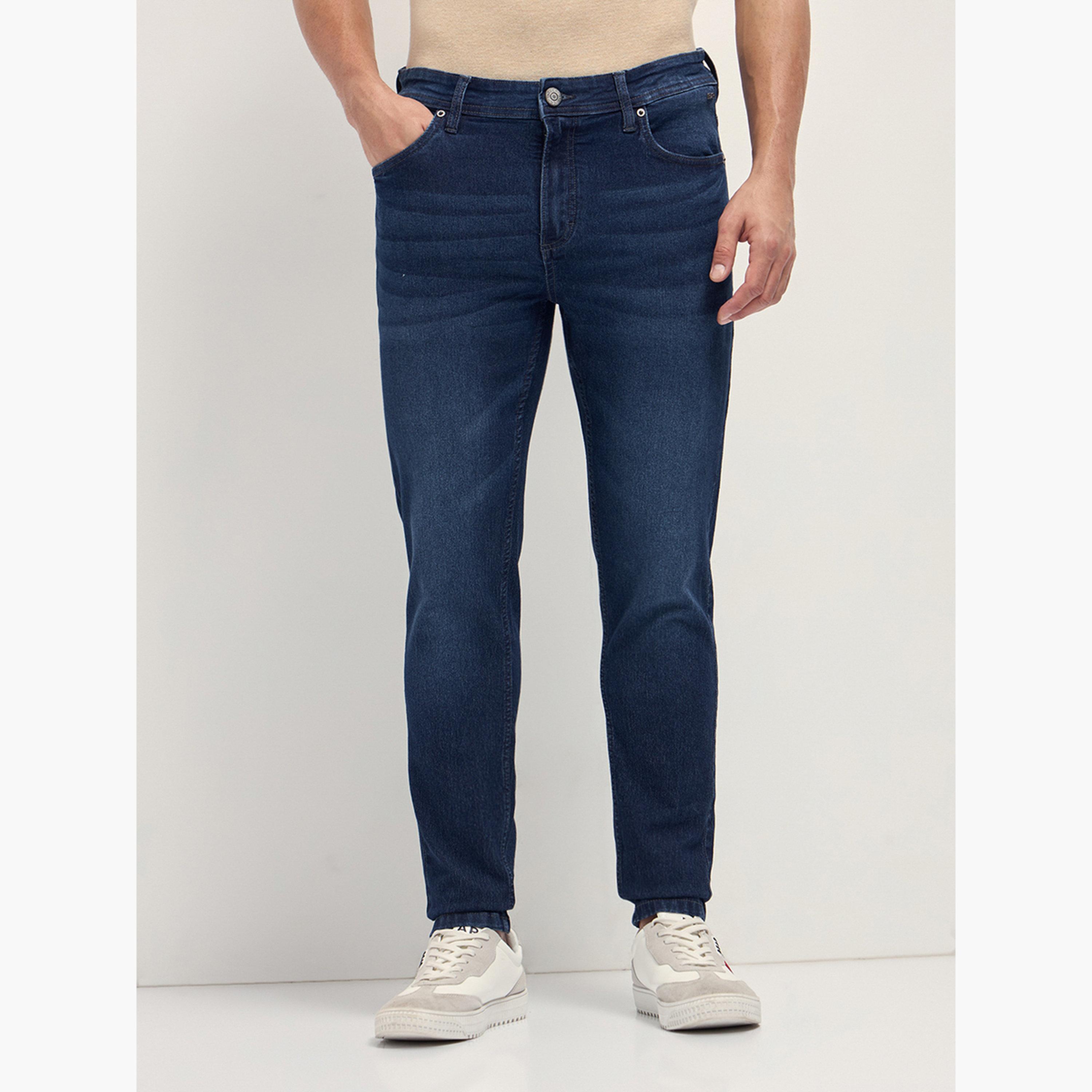 The Bear House X Styli Men Mid Rise Cotton Slim Fit Jeans-men-clothing-bottoms-jeans-image-1