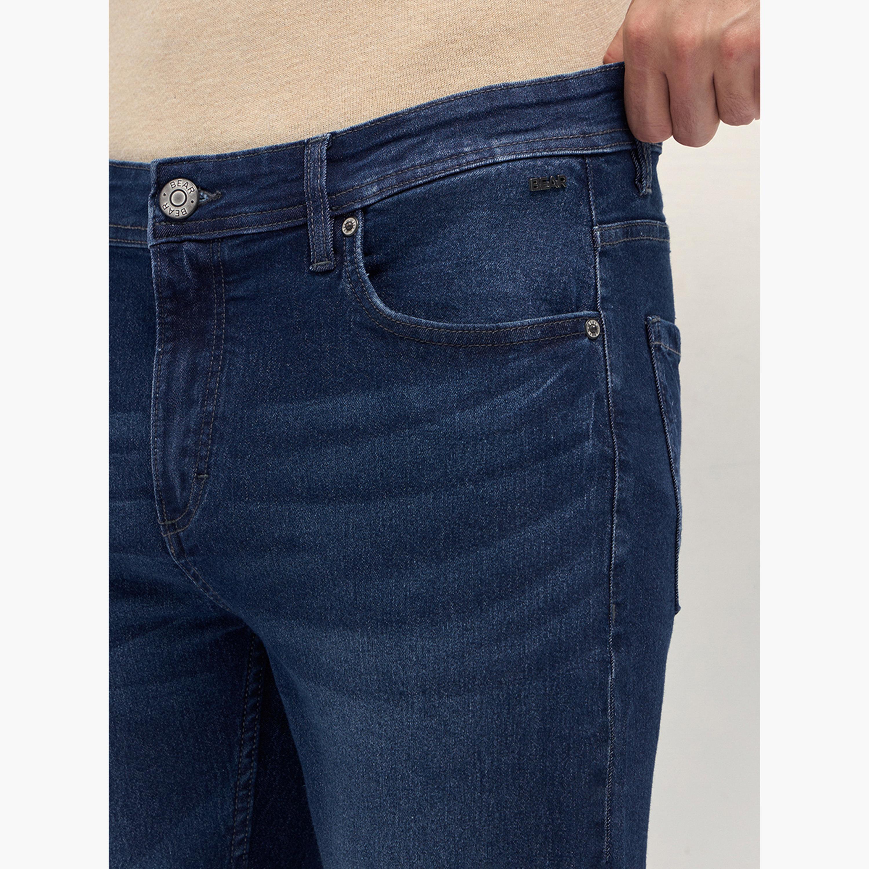The Bear House X Styli Men Mid Rise Cotton Slim Fit Jeans-men-clothing-bottoms-jeans-image-2