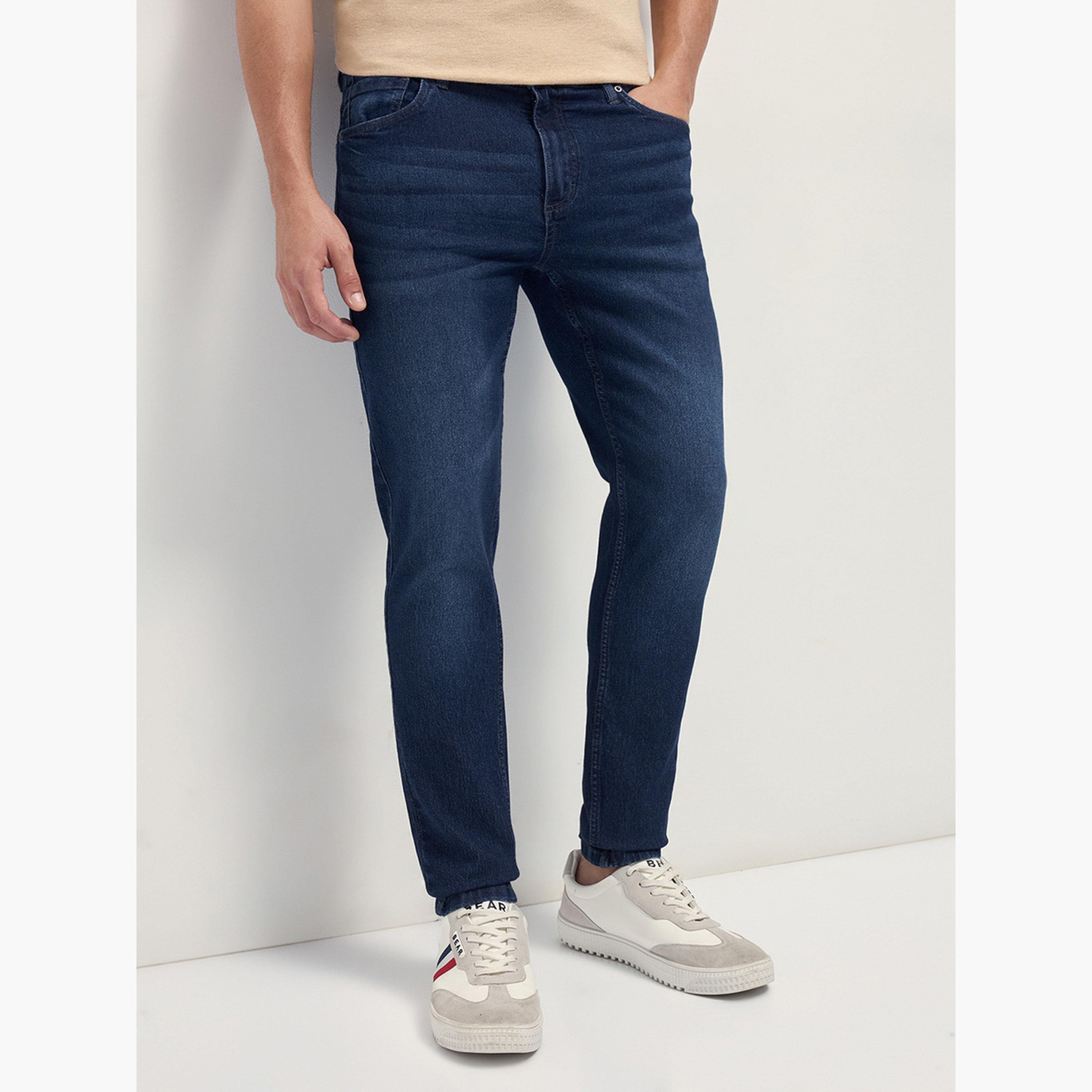 The Bear House X Styli Men Mid Rise Cotton Slim Fit Jeans-men-clothing-bottoms-jeans-image-4