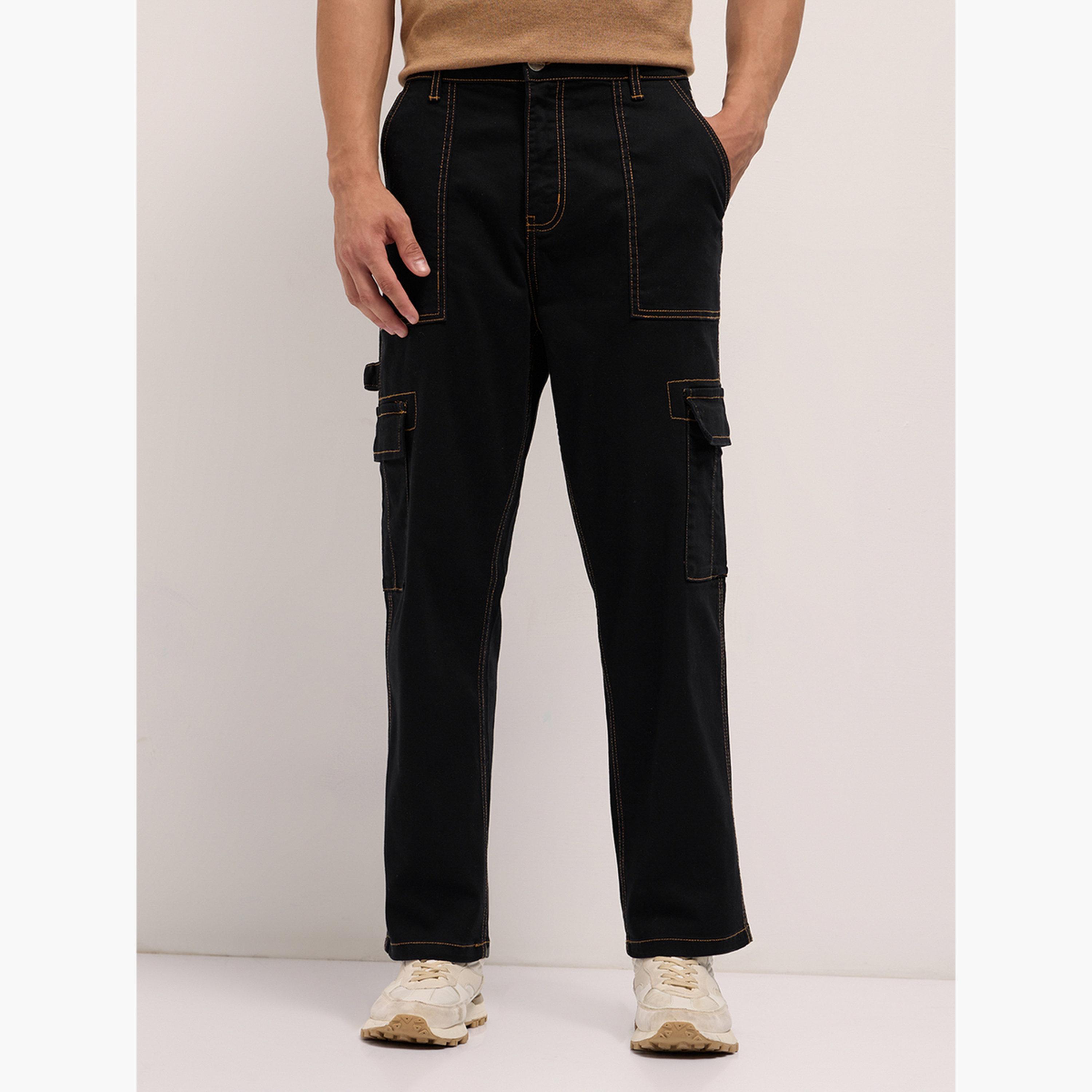 The Bear House X Styli Men Mid Rise Baggy Fit Jeans-men-clothing-bottoms-jeans-image-1