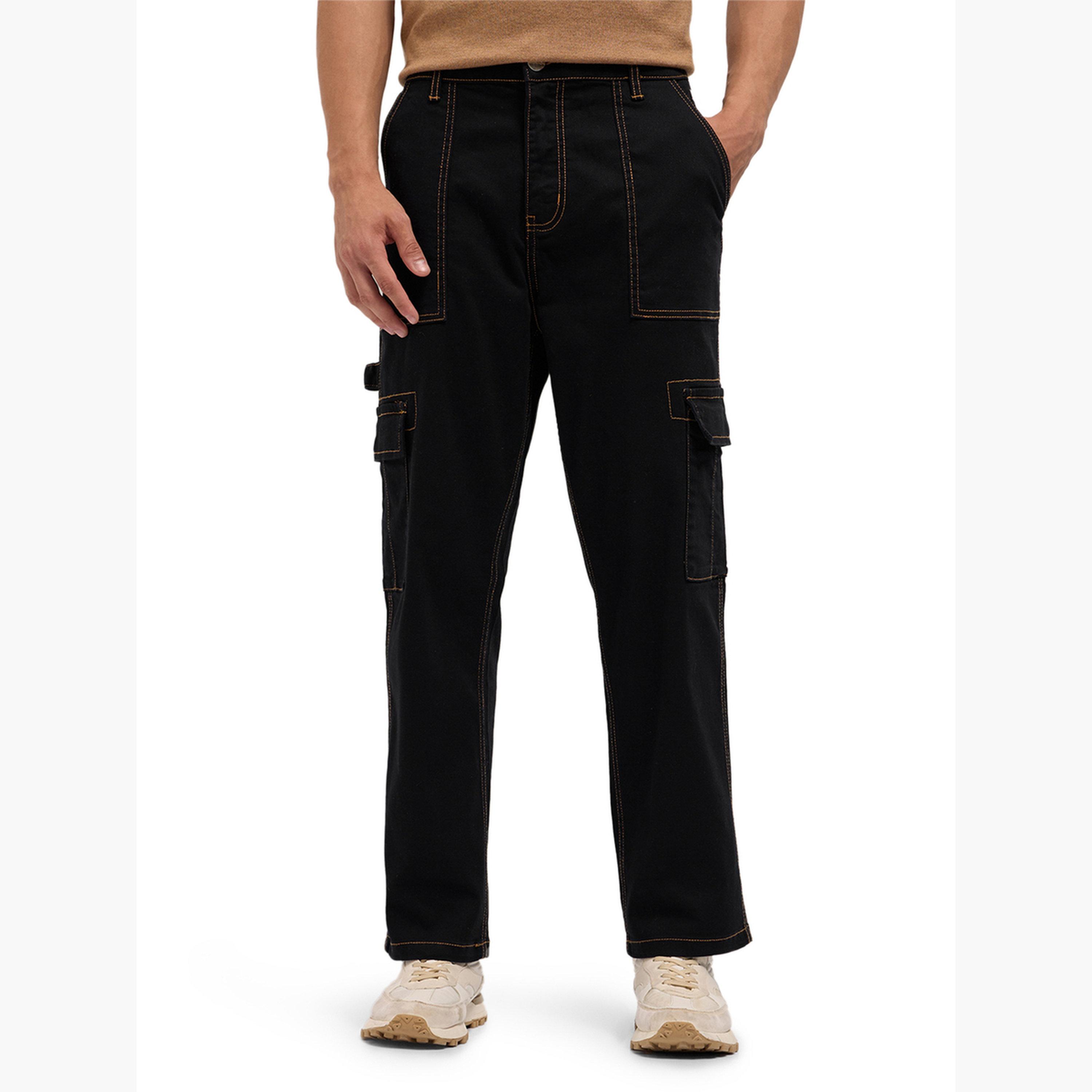 The Bear House X Styli Men Mid Rise Baggy Fit Jeans-men-clothing-bottoms-jeans-image-4