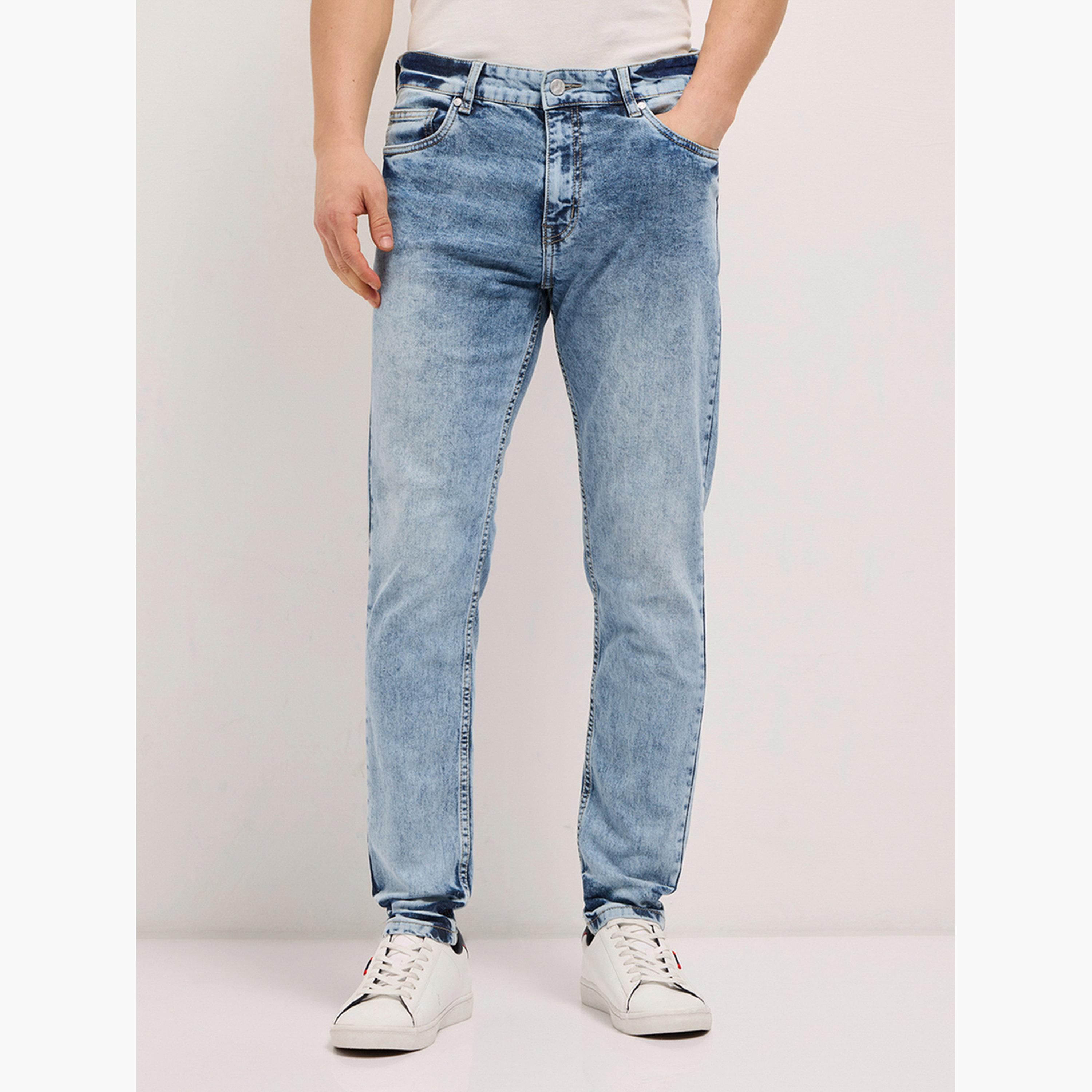 جينز ضيق من Bear House X Styleli Men Mid Rise-men-clothing-bottoms-jeans-image-1