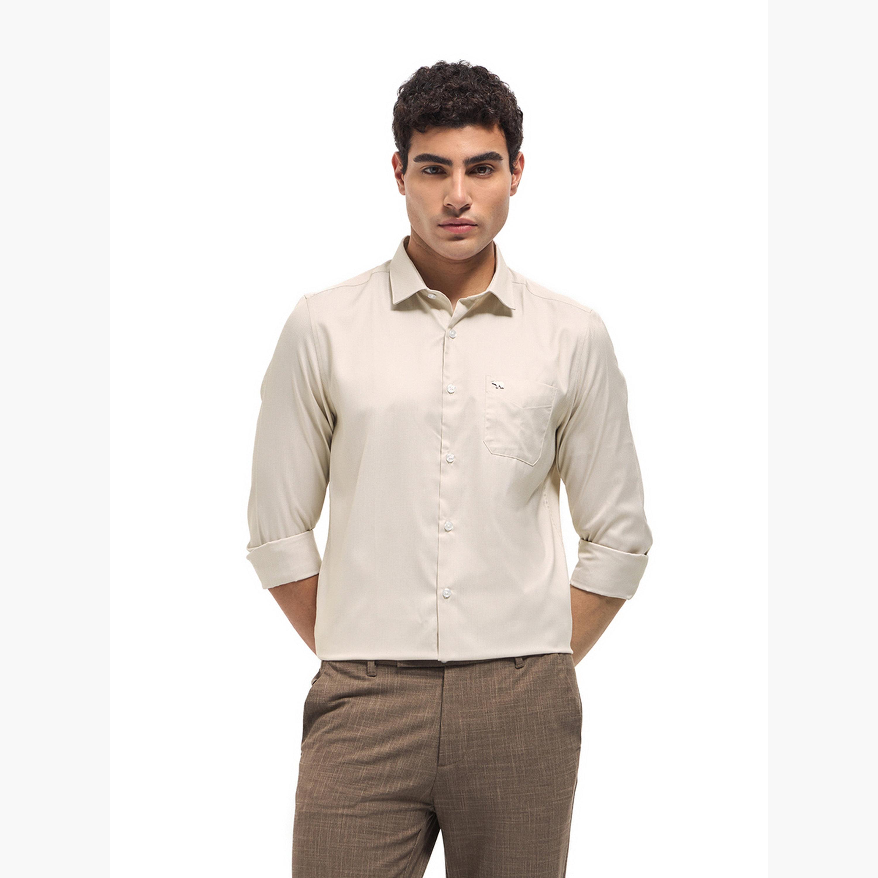 The Bear House X Styli Men's Printed Tailored Fit Formal Shirt-men-clothing-shirts-image-4