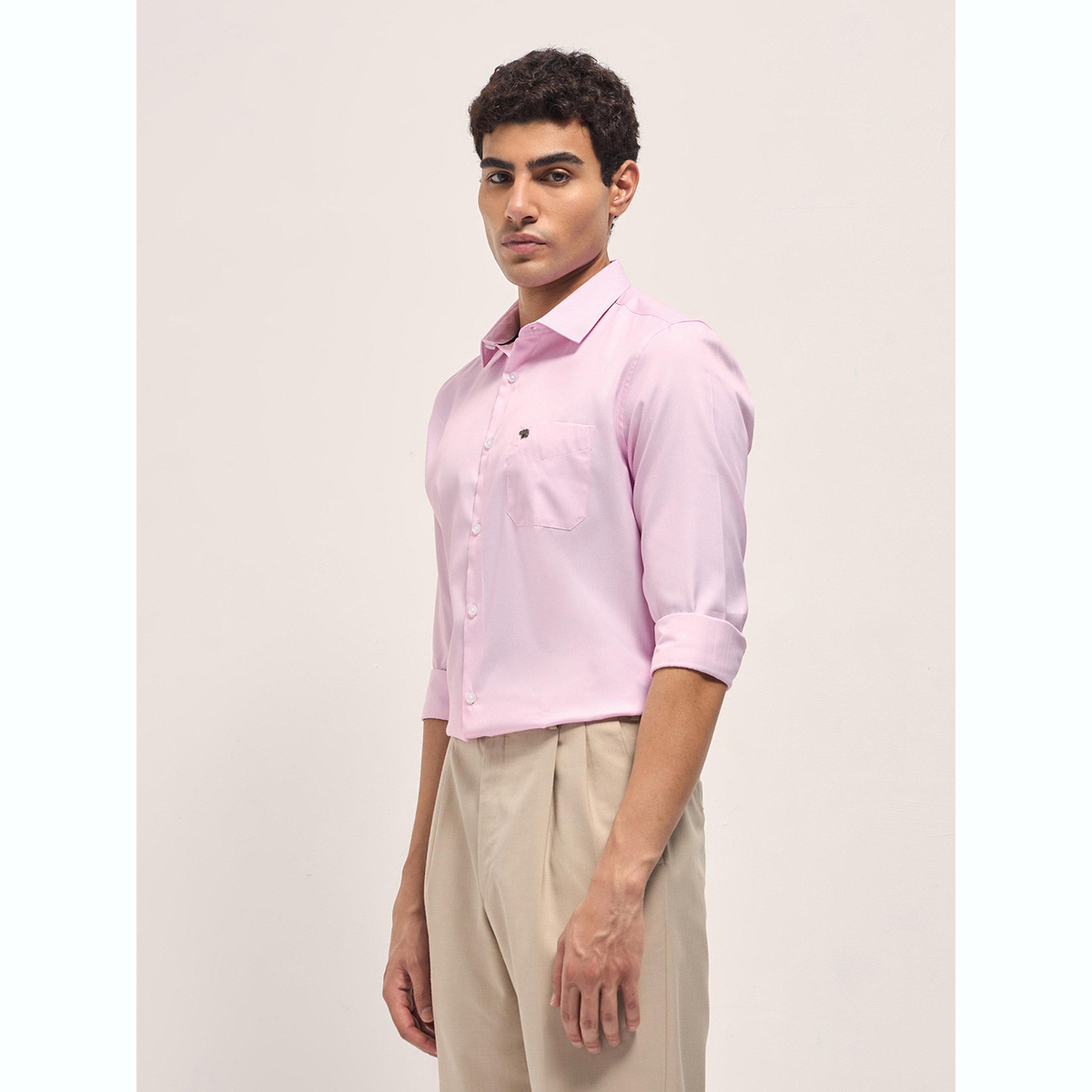 ذا بير هاوس × ستايلي - قميص رجالي رسمي مطبوع قصة محددة-men-clothing-shirts-image-5