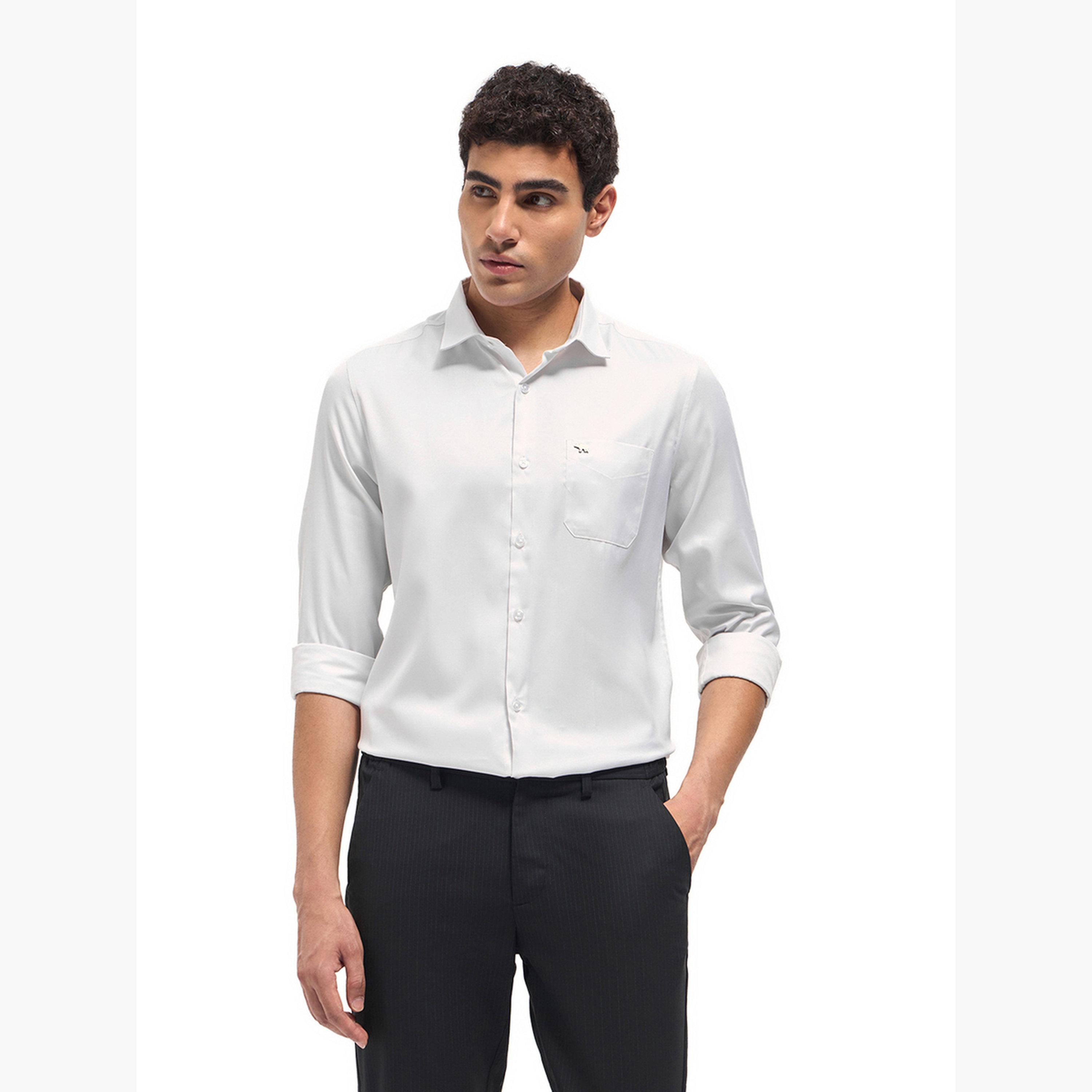 The Bear House X Styli Men's Printed Tailored Fit Formal Shirt-men-clothing-shirts-image-4