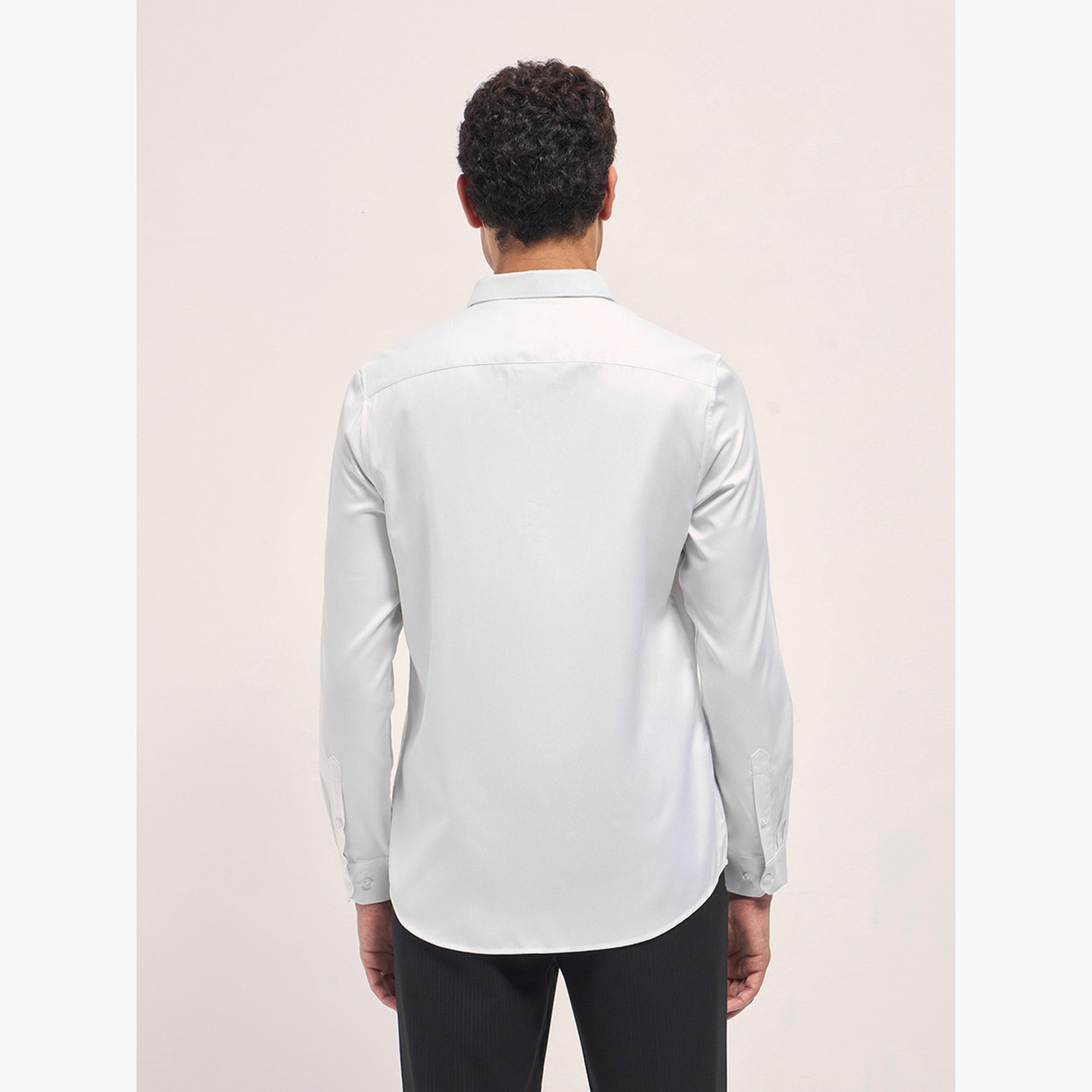 ذا بير هاوس × ستايلي - قميص رجالي رسمي مطبوع قصة محددة-men-clothing-shirts-image-6