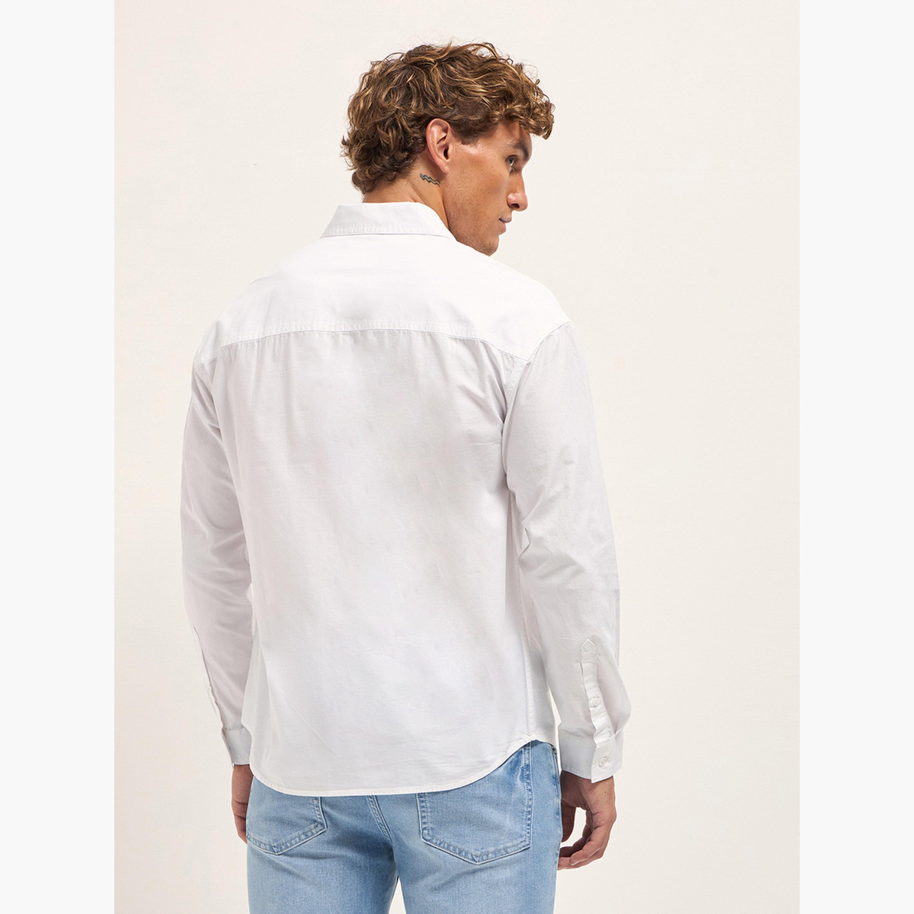 The Bear House X Styli Men Pure Cotton Relaxed Fit Overshirt-men-clothing-shirts-image-4