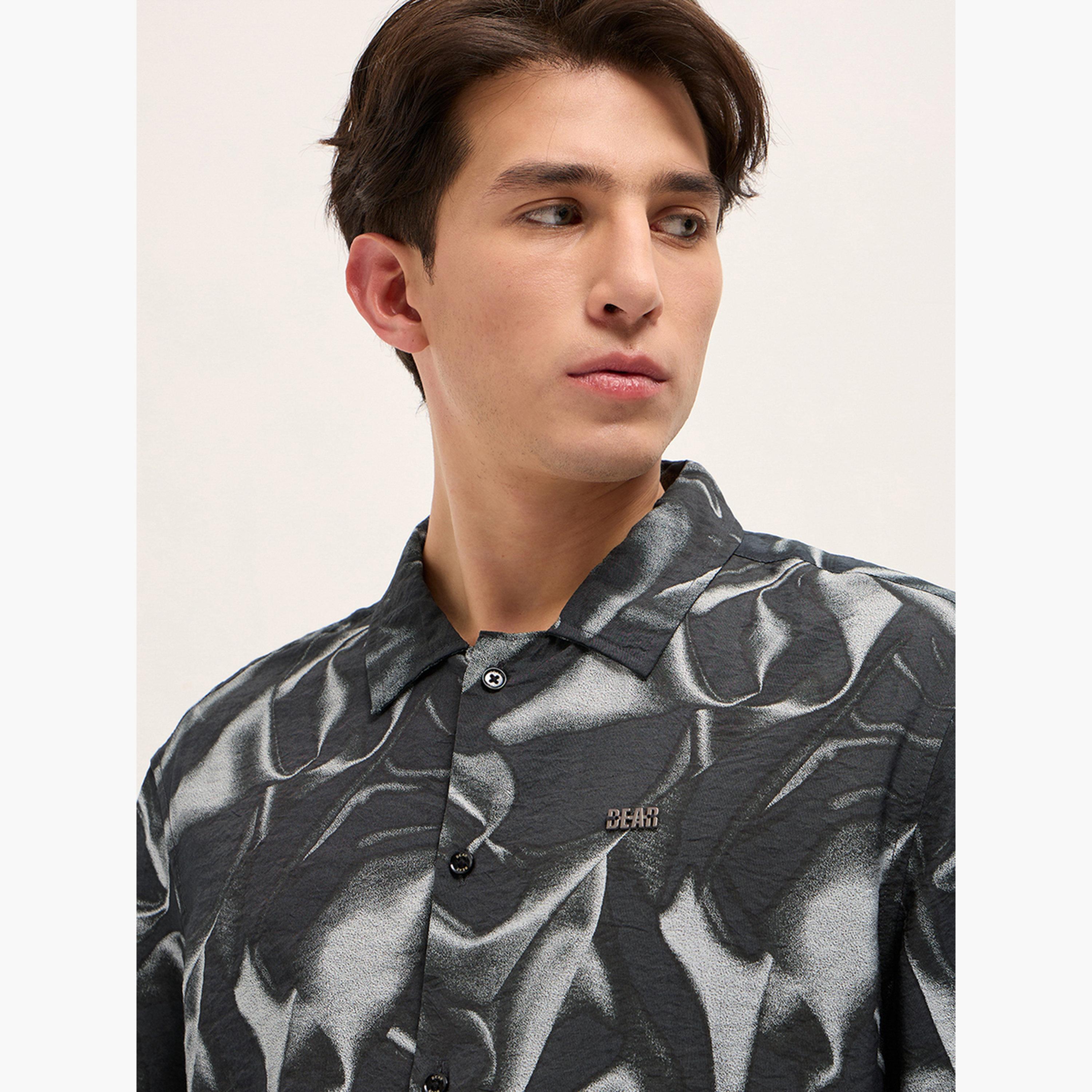 The Bear House X Styli Men Abstract Relax Fit Casual Shirt-men-clothing-shirts-image-4