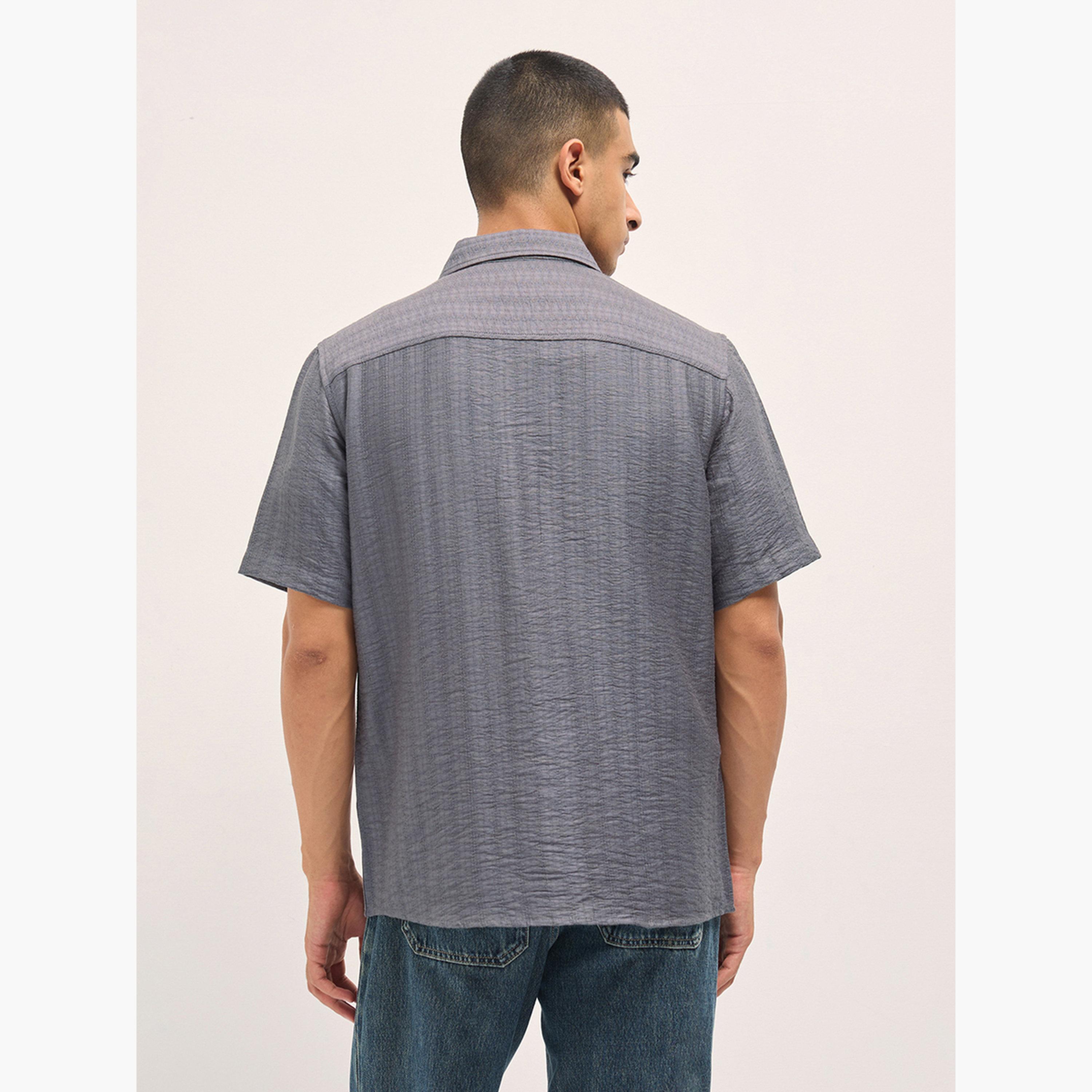ذا بير هاوس × ستايلي - قميص رجالي كاجوال بقصة عادية ونسيج مميز-men-clothing-shirts-image-6