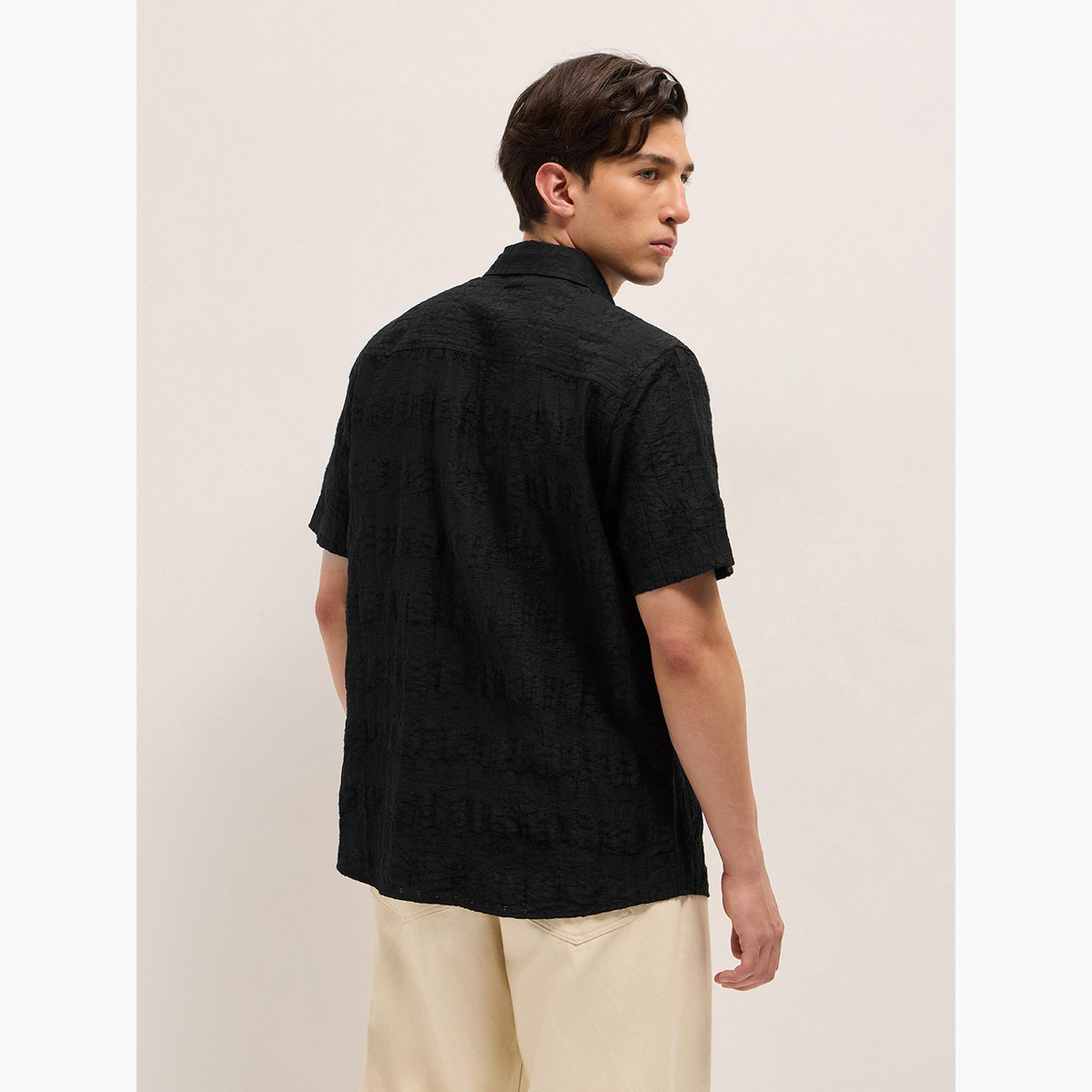 ذا بير هاوس × ستايلي - قميص رجالي كاجوال بقصة عادية ونسيج مميز-men-clothing-shirts-image-6