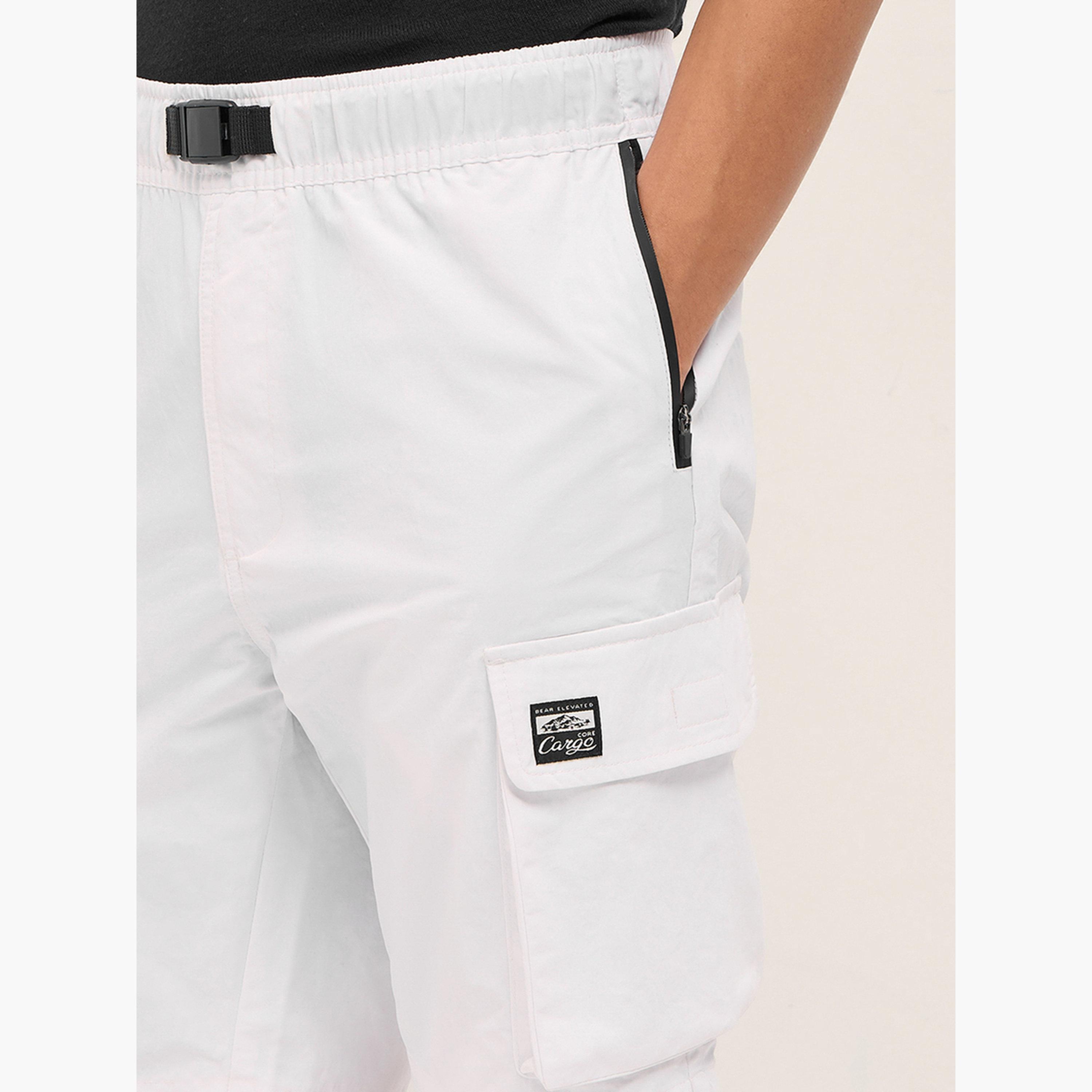 شورت كارجو الرجال من Bear House X Styleli Solid Relax Fit-men-clothing-bottoms-shorts-image-4