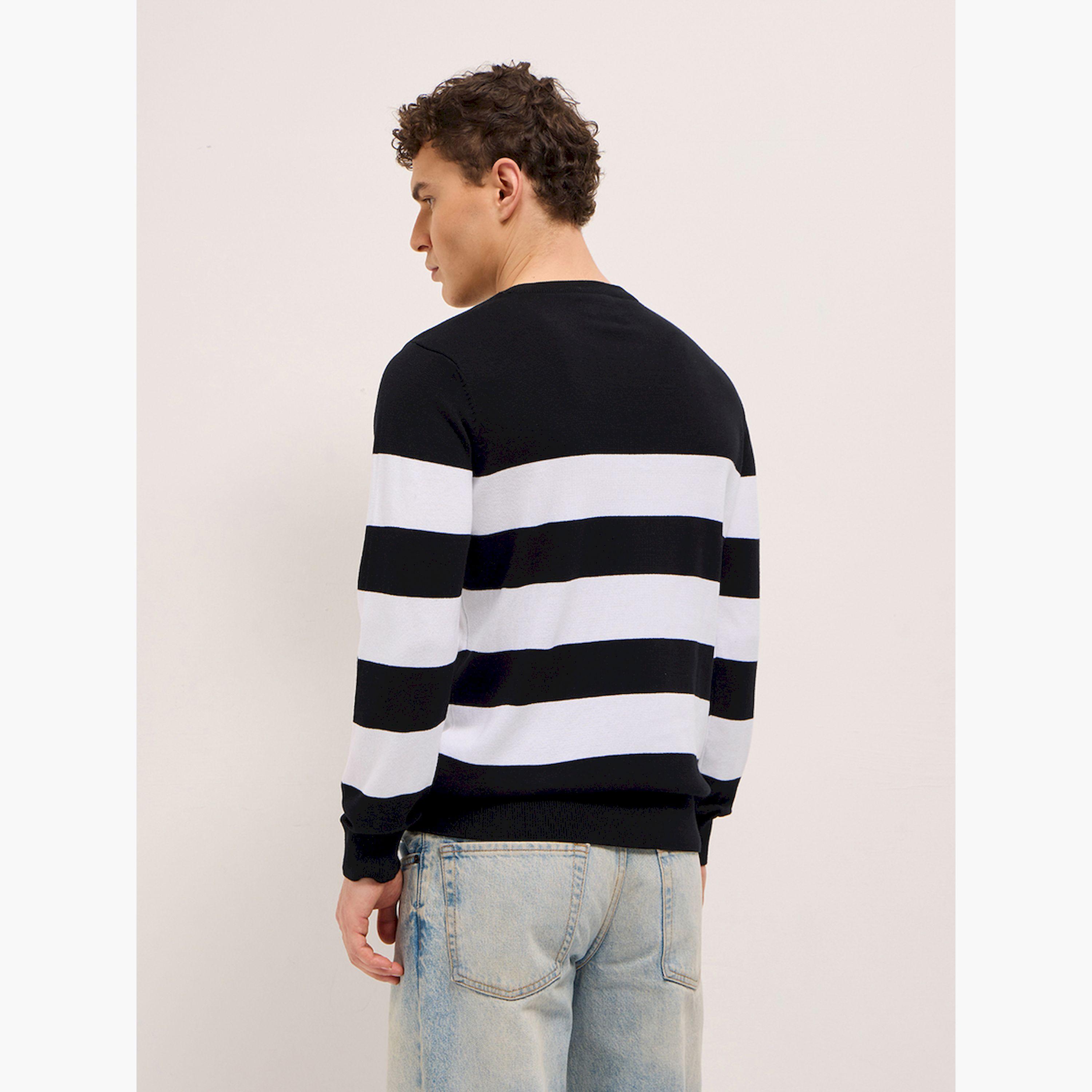 The Bear House X Styli Men Pure Cotton Striped Slim Fit Tshirt-men-clothing-tshirtsandpolos-tshirts-image-5