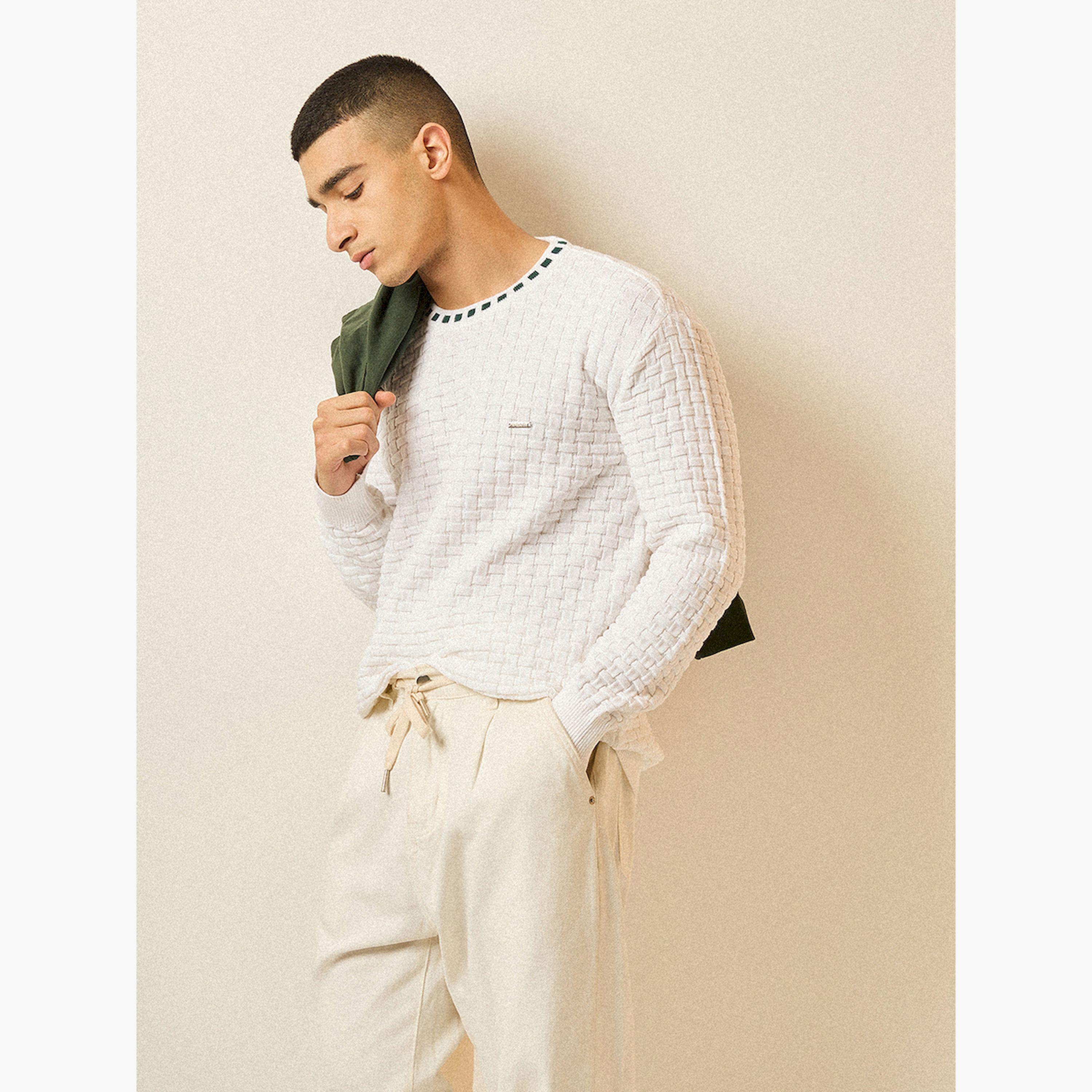 سترة رجالي قطن خالص محبوكة بارزة الملمس-men-clothing-sweatersandpullovers-image-4
