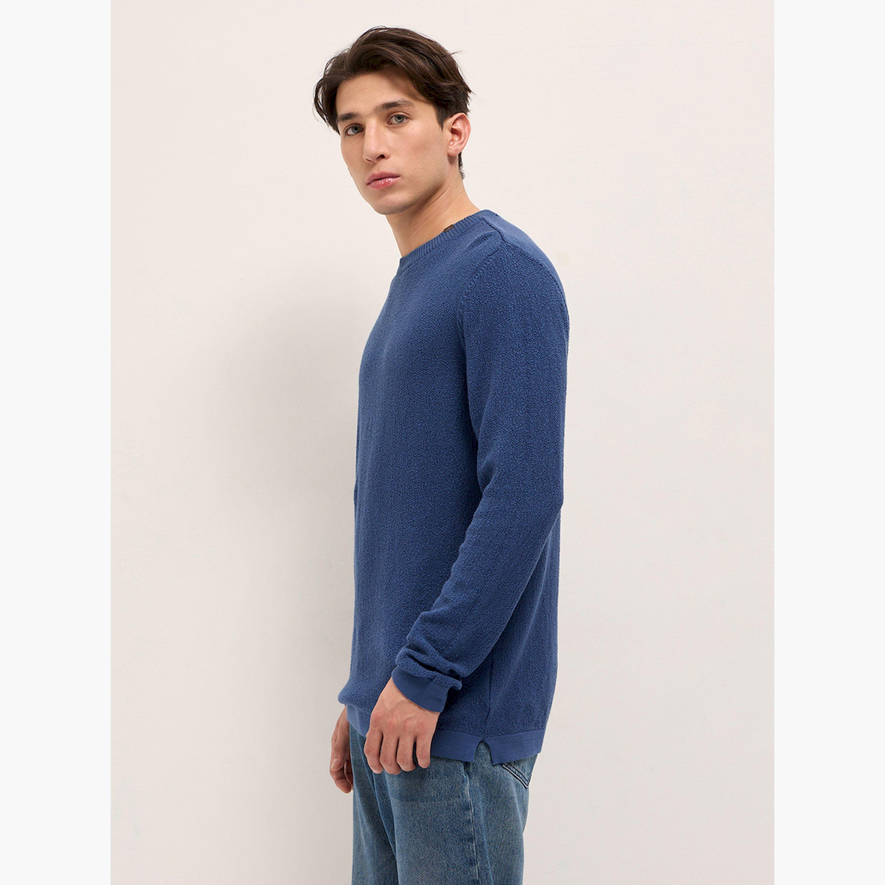 The Bear House X Styli Men Pure Cotton Textured Flat Knit T-Shirt-men-winterwear-hoodiesandsweatshirts-image-3