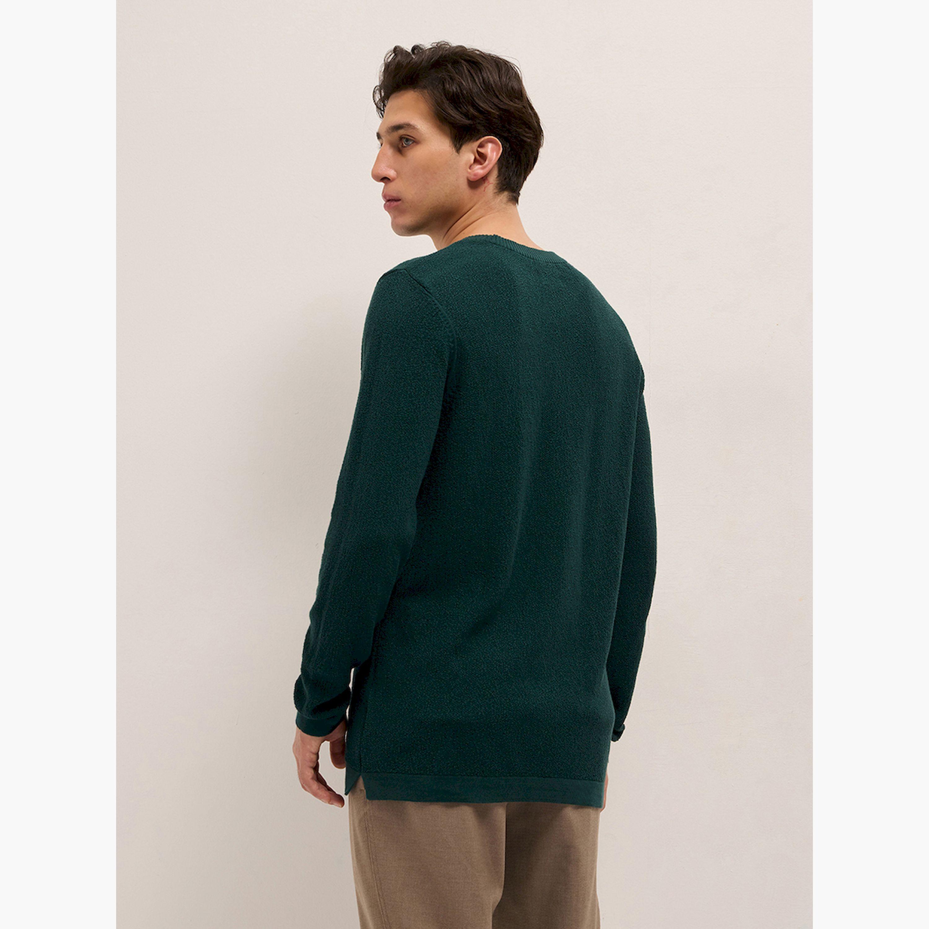 The Bear House X Styli Men Pure Cotton Textured Flat Knit T-Shirt-men-winterwear-hoodiesandsweatshirts-image-5