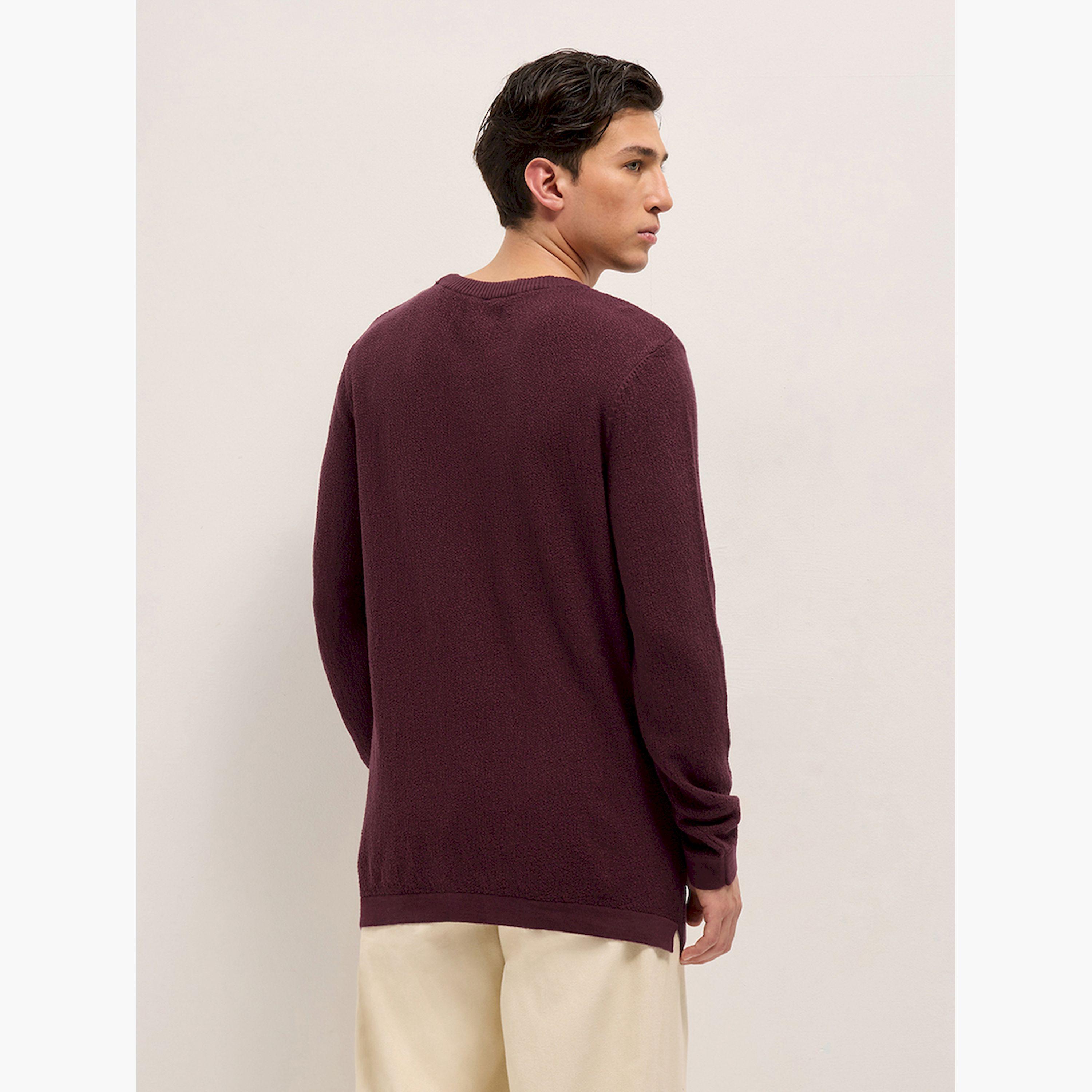 The Bear House X Styli Men Pure Cotton Textured Flat Knit T-Shirt-men-winterwear-hoodiesandsweatshirts-image-5