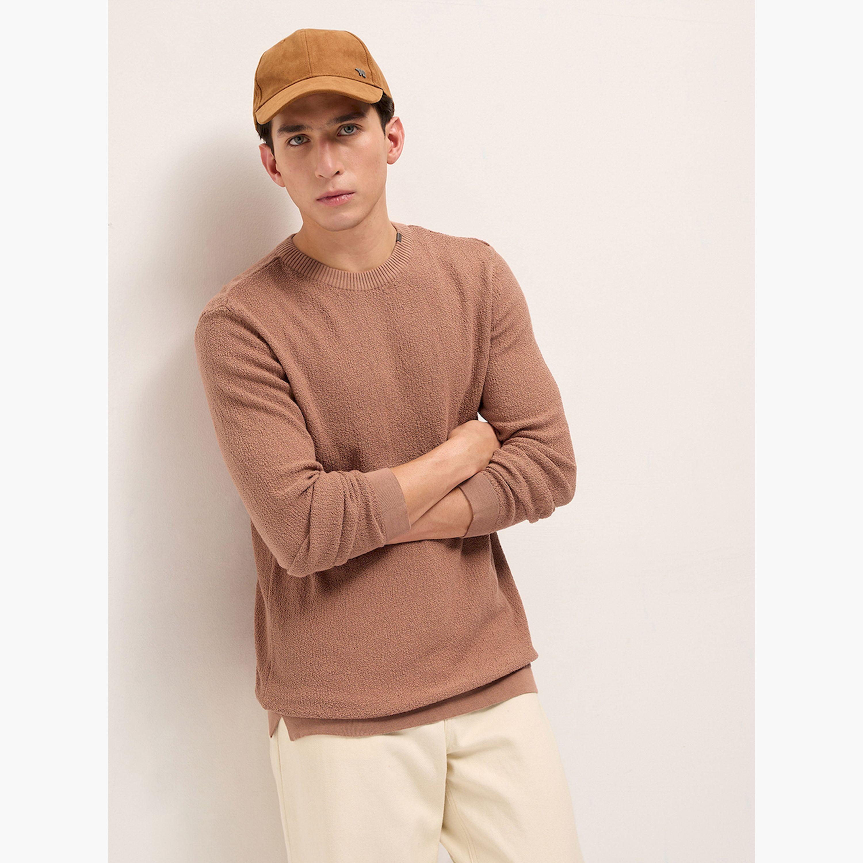 The Bear House X Styli Men Pure Cotton Flat Knit Regular Fit T-Shirt-men-winterwear-hoodiesandsweatshirts-image-4