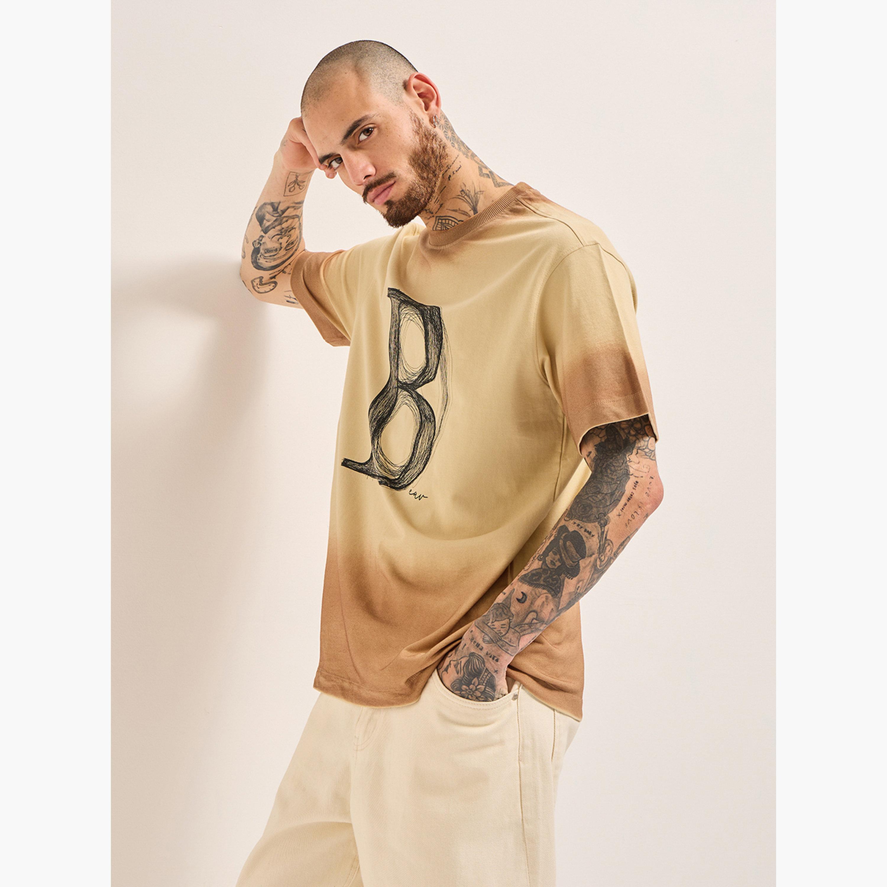 The Bear House X Styli Men Pure Cotton Letter Graphic Washed T-Shirt-men-clothing-tshirtsandpolos-tshirts-image-4