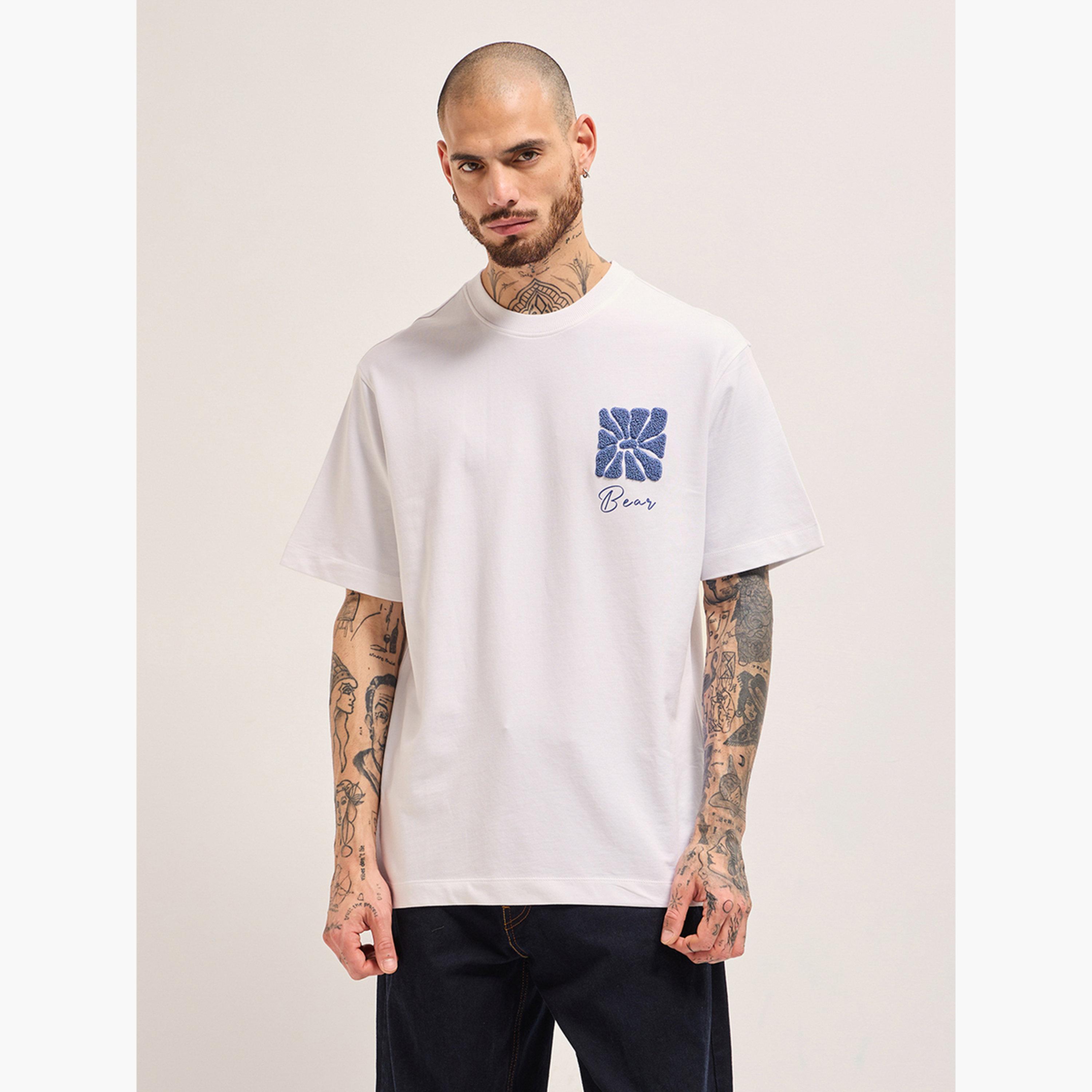 The Bear House X Styli Men Pure Cotton Printed Oversized T-Shirt-men-clothing-tshirtsandpolos-tshirts-image-1