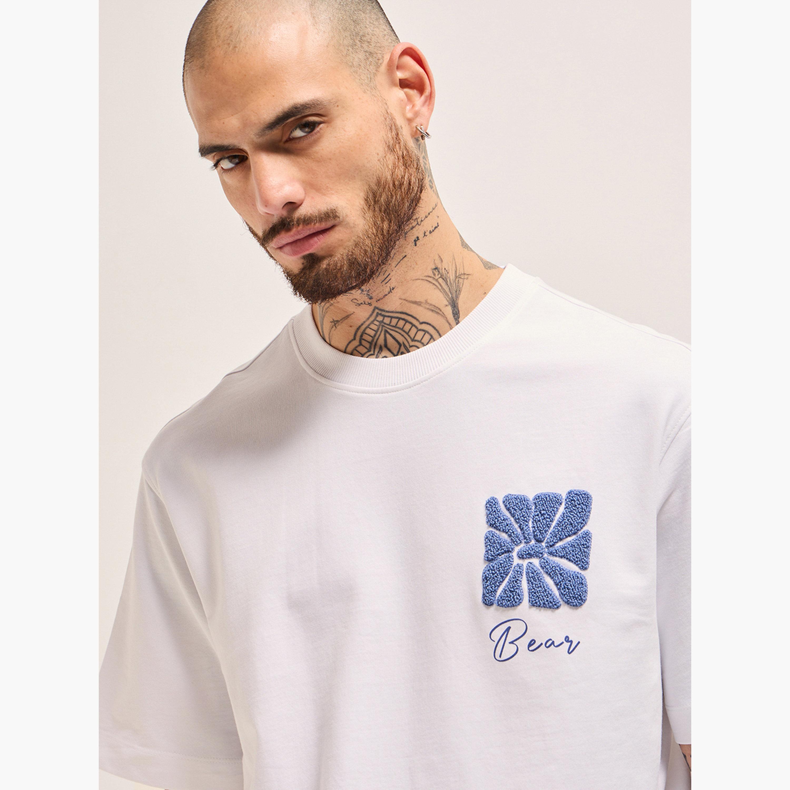 The Bear House X Styli Men Pure Cotton Printed Oversized T-Shirt-men-clothing-tshirtsandpolos-tshirts-image-2