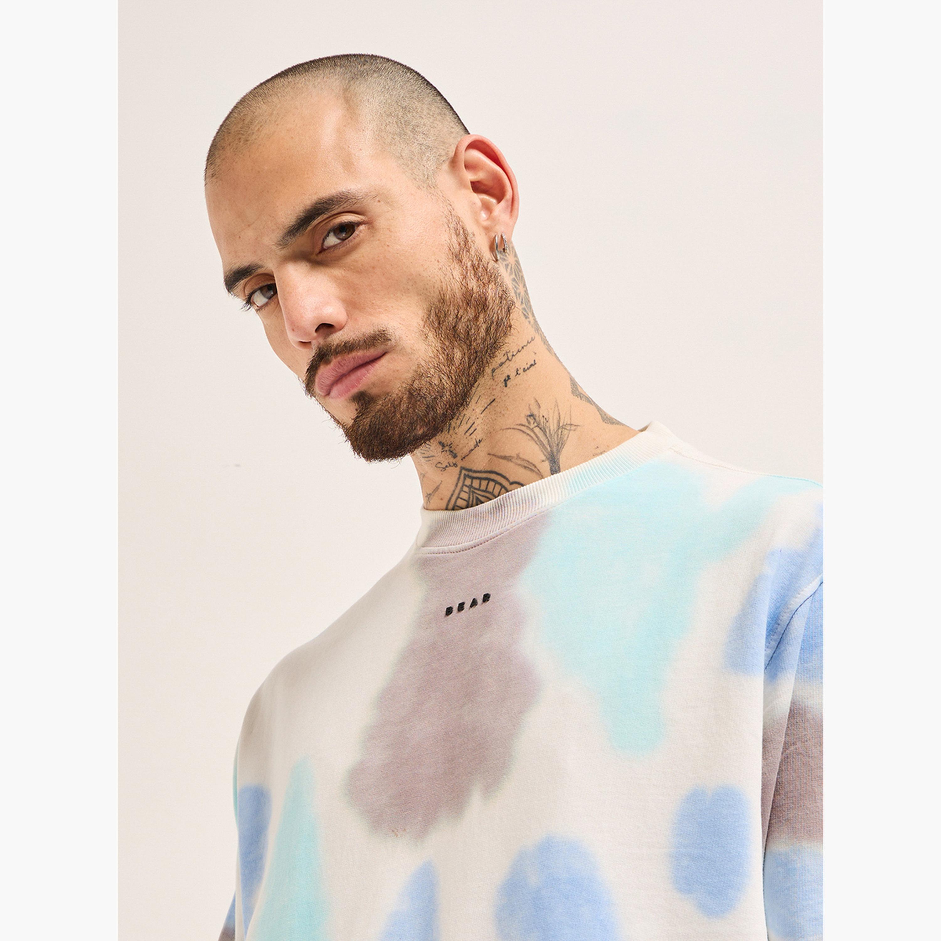 The Bear House X Styli Men Pure Cotton Tie-Dye Oversized T-Shirt-men-clothing-tshirtsandpolos-tshirts-image-2