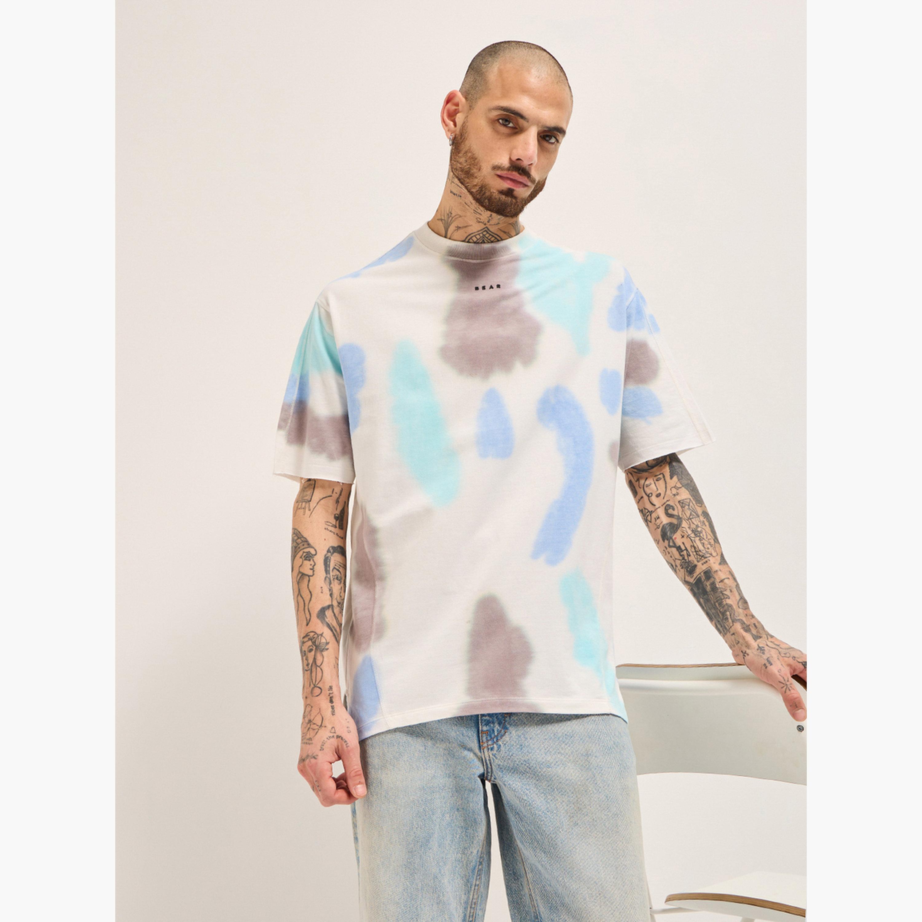 The Bear House X Styli Men Pure Cotton Tie-Dye Oversized T-Shirt-men-clothing-tshirtsandpolos-tshirts-image-4