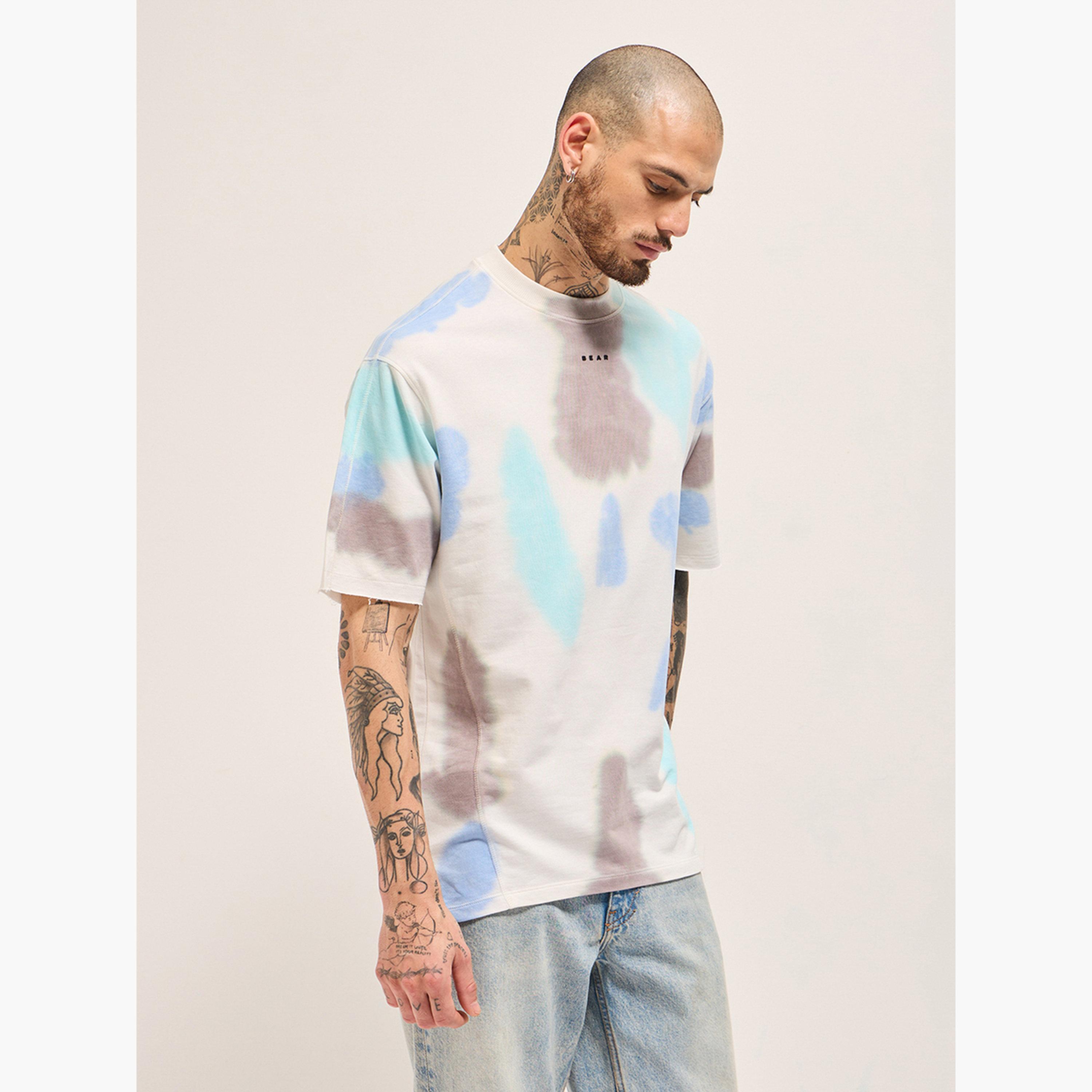 تيشيرت رجالي قطن خالص بنمط تاي داي وقصة فضفاضة-men-clothing-tshirtsandpolos-tshirts-image-6