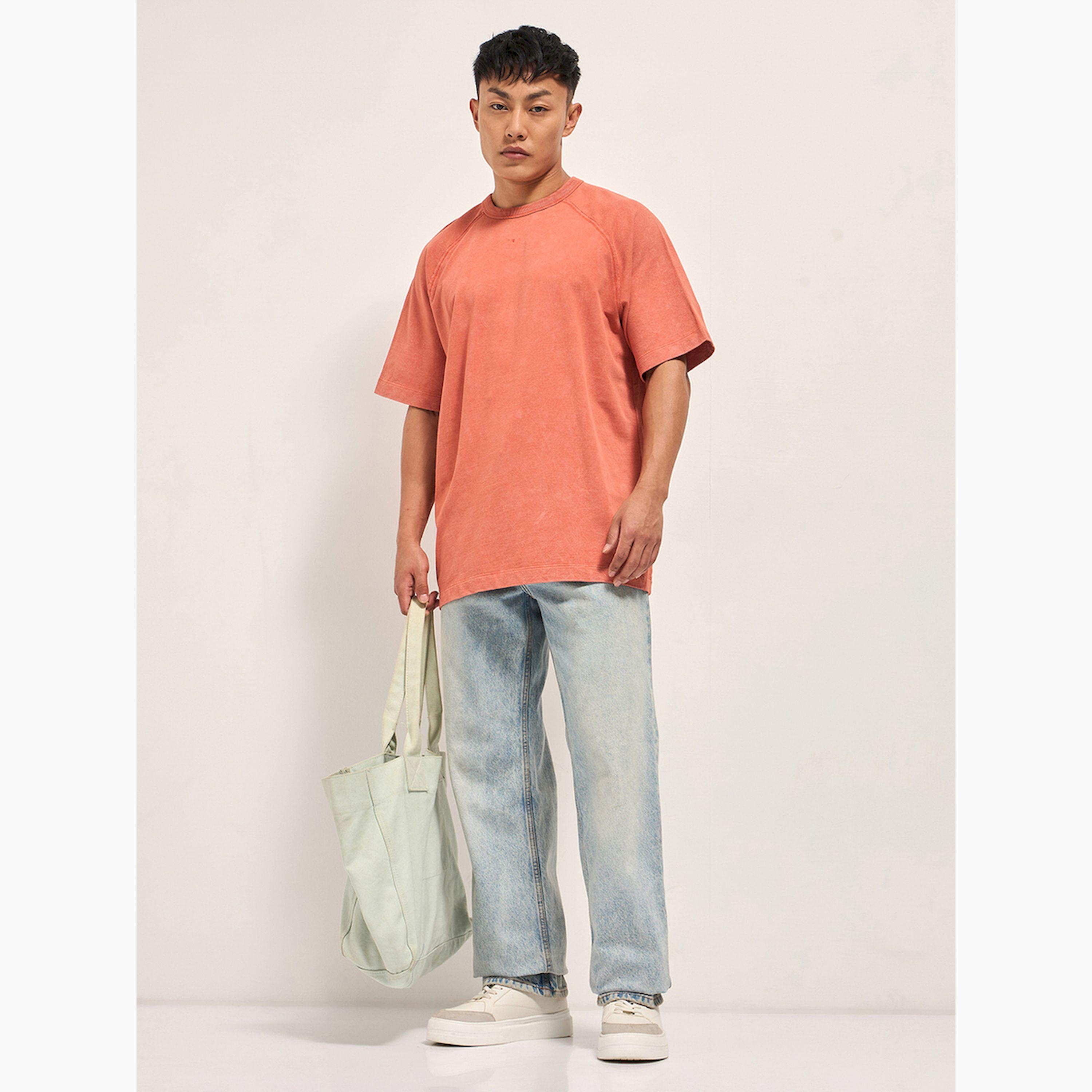 تيشيرت رجالي قطن خالص وقصة فضفاضة-men-clothing-tshirtsandpolos-tshirts-image-2