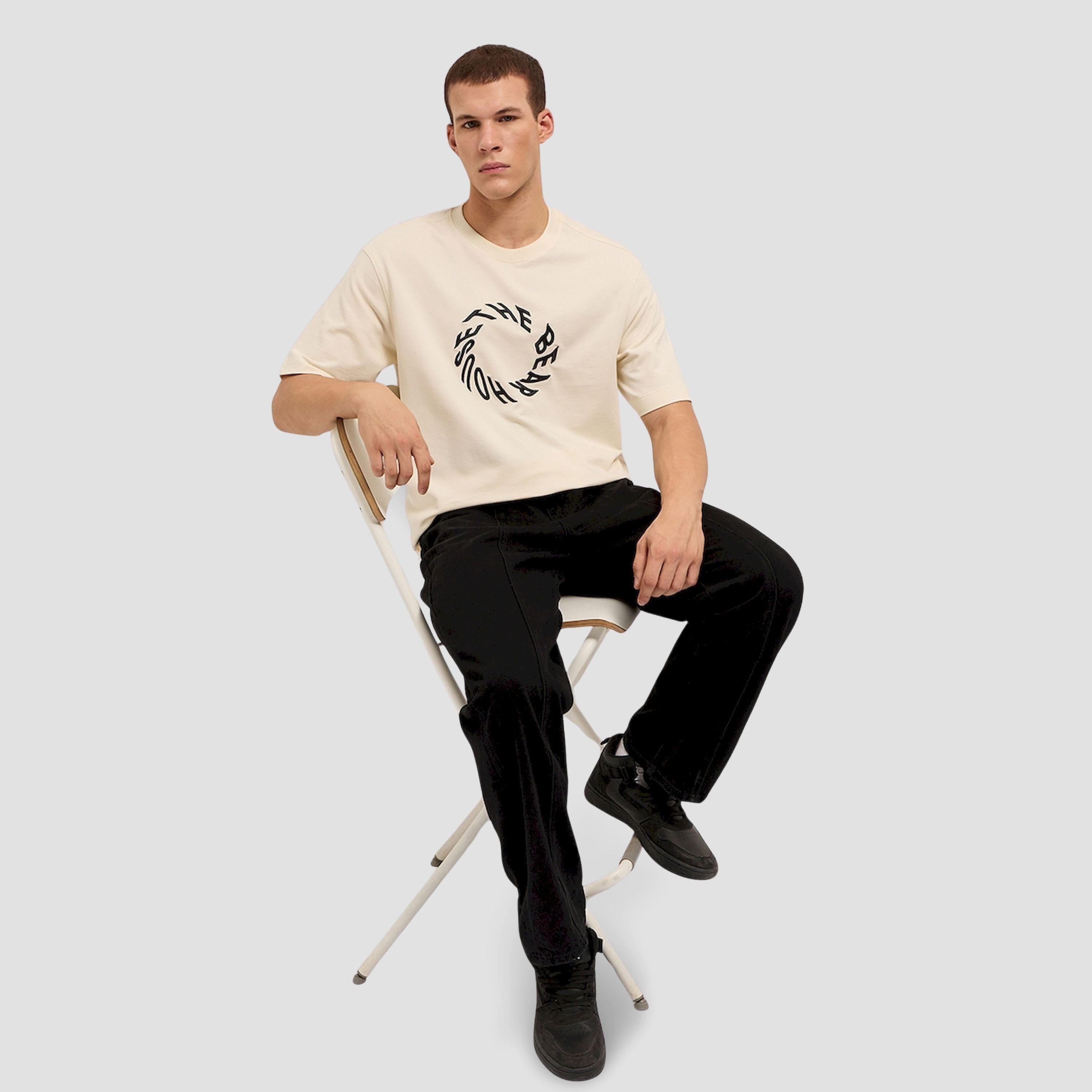 تيشيرت رجالي قطن خالص وقصة فضفاضة-men-clothing-tshirtsandpolos-tshirts-image-2