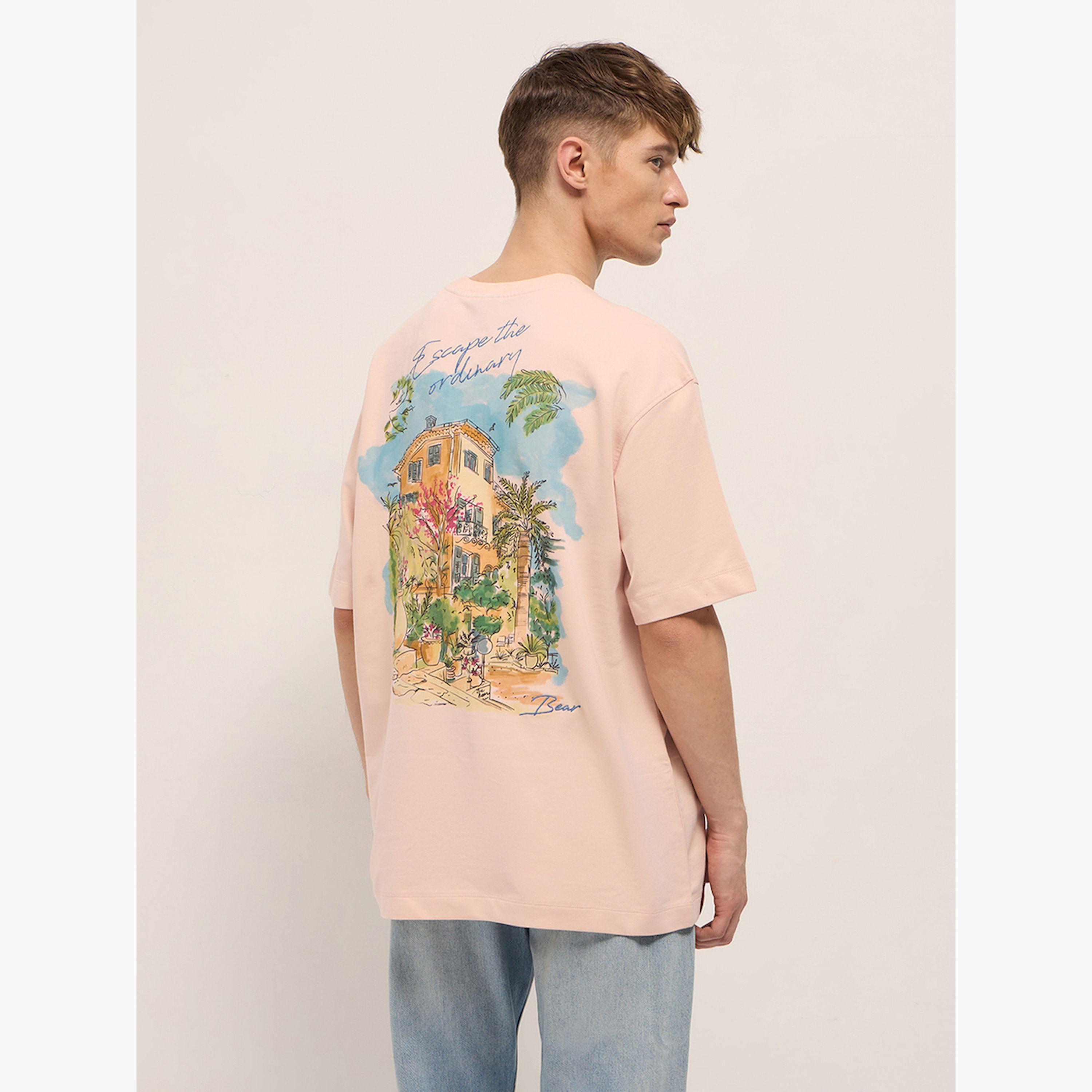 تيشيرت رجالي قطن خالص بطبعة جرافيك وقصة فضفاضة-men-clothing-tshirtsandpolos-tshirts-image-6