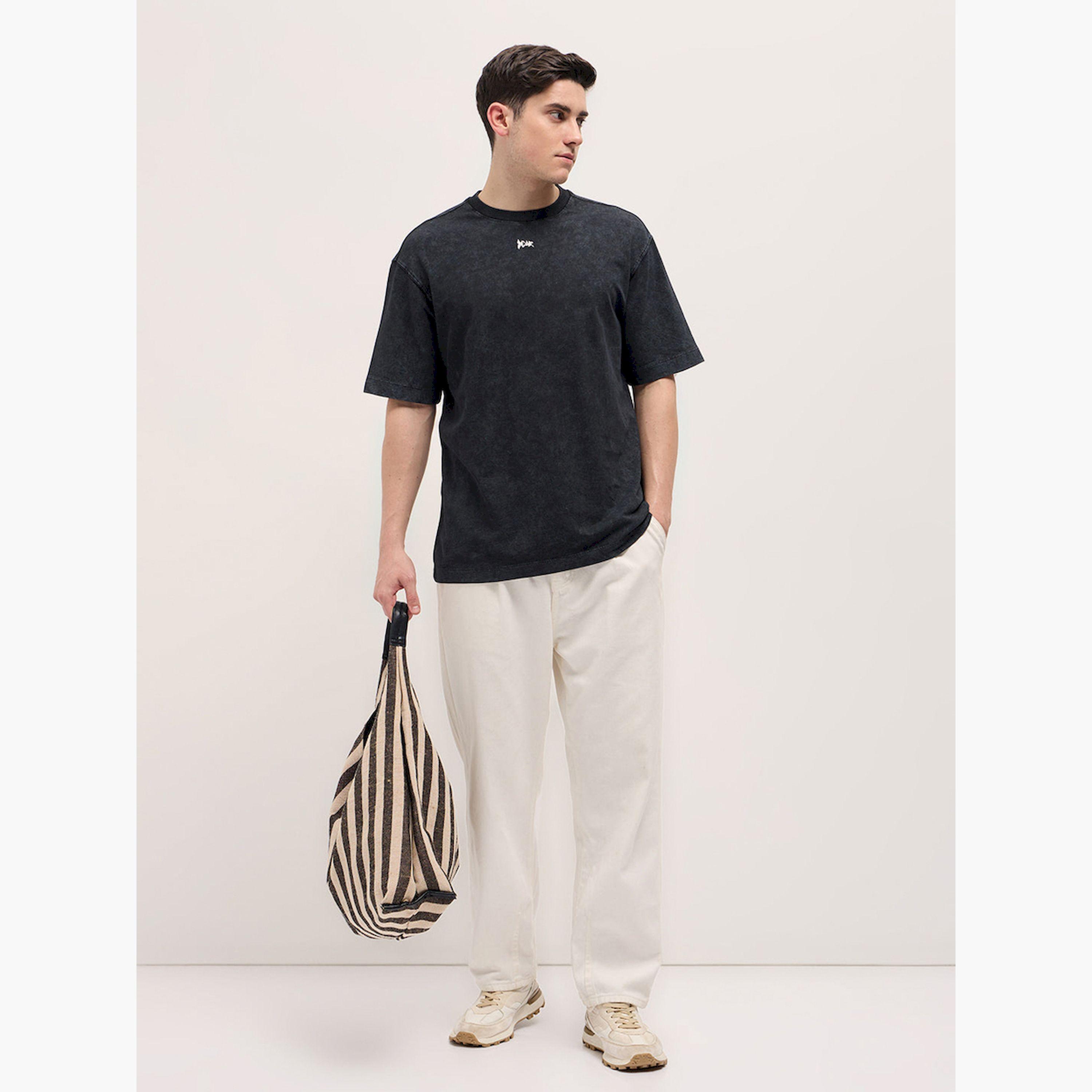 تيشيرت رجالي قطني مغسول بياقة دائرية-men-clothing-tshirtsandpolos-tshirts-image-2