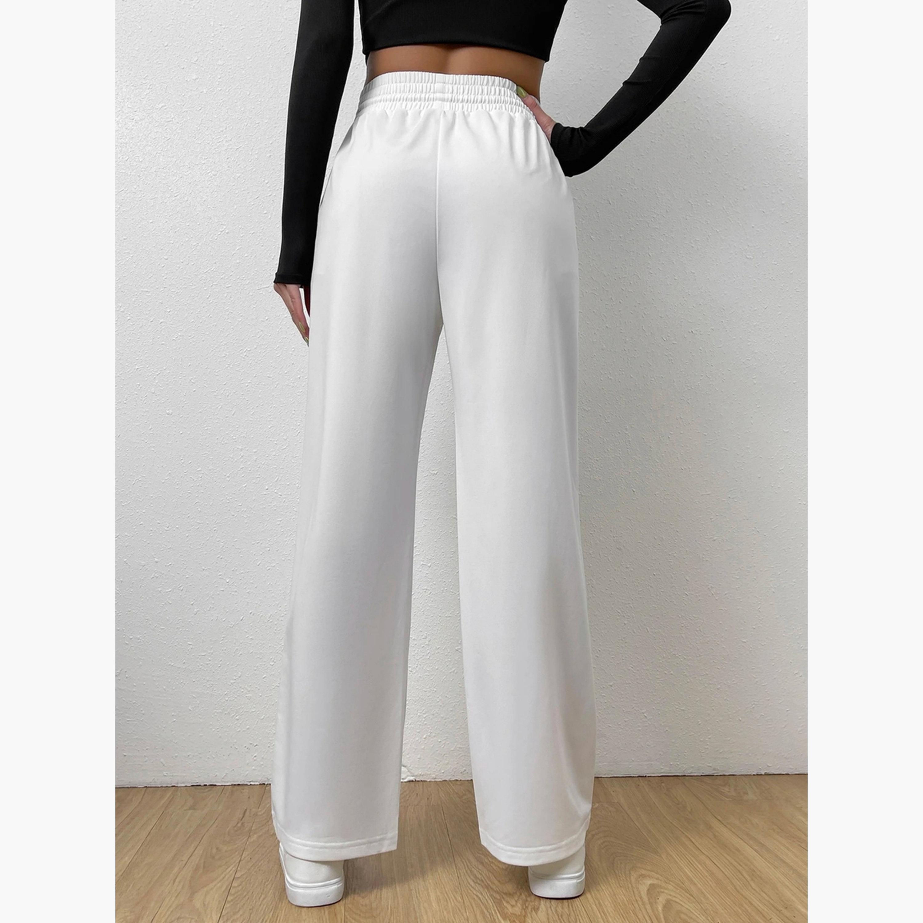 بنطال بخصر مطاطي ورباط-women-clothing-bottoms-joggers-image-2