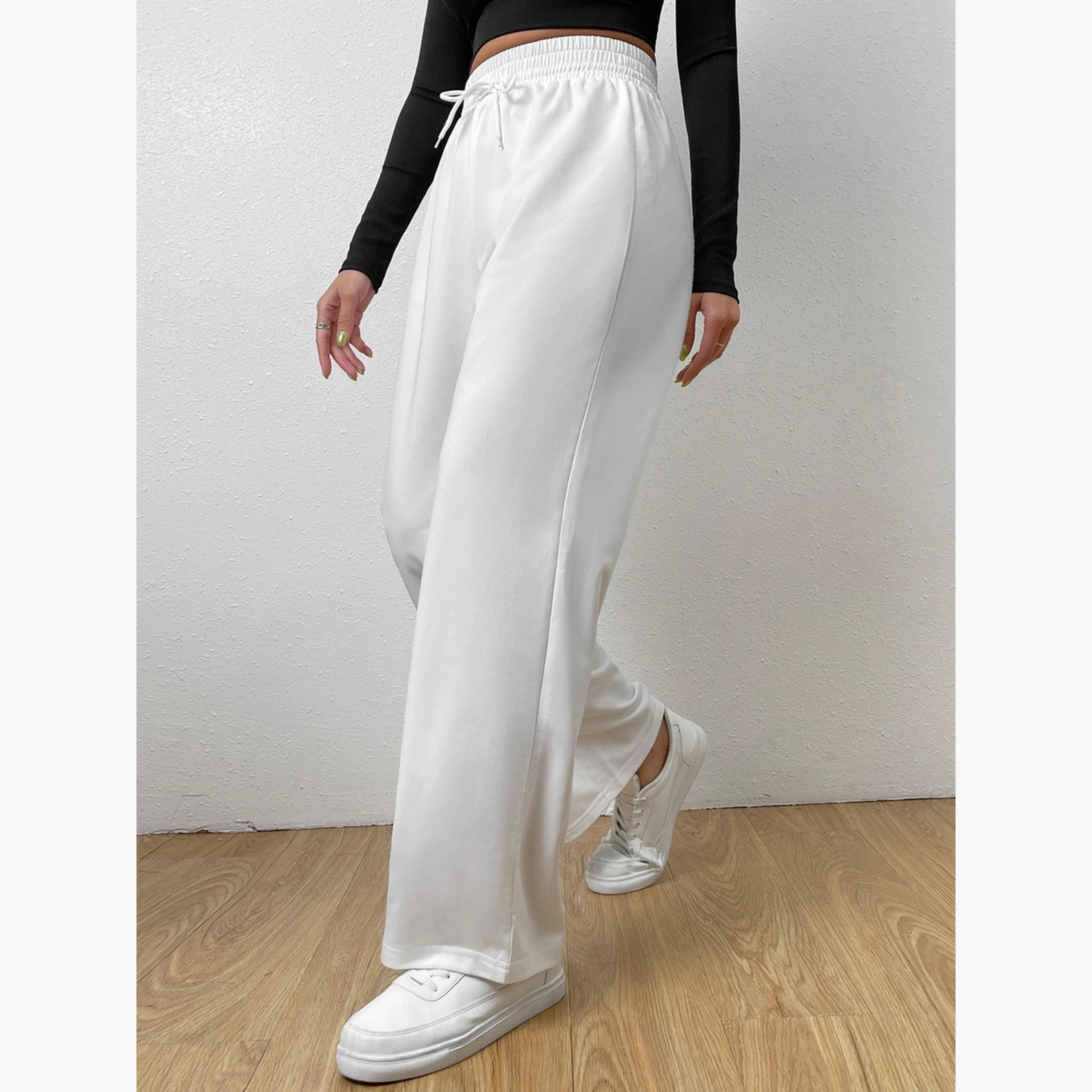 بنطال بخصر مطاطي ورباط-women-clothing-bottoms-joggers-image-3