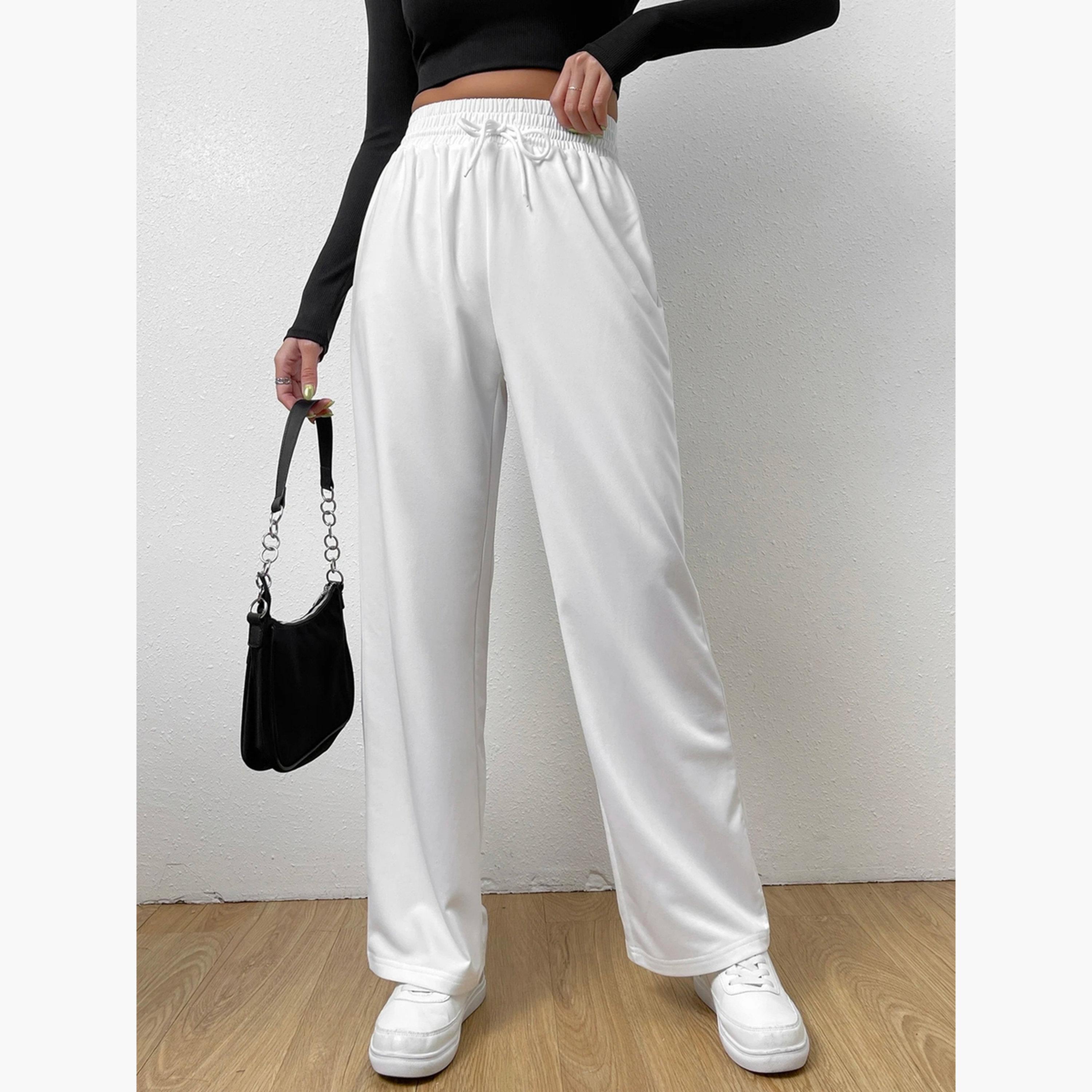 بنطال بخصر مطاطي ورباط-women-clothing-bottoms-joggers-image-4