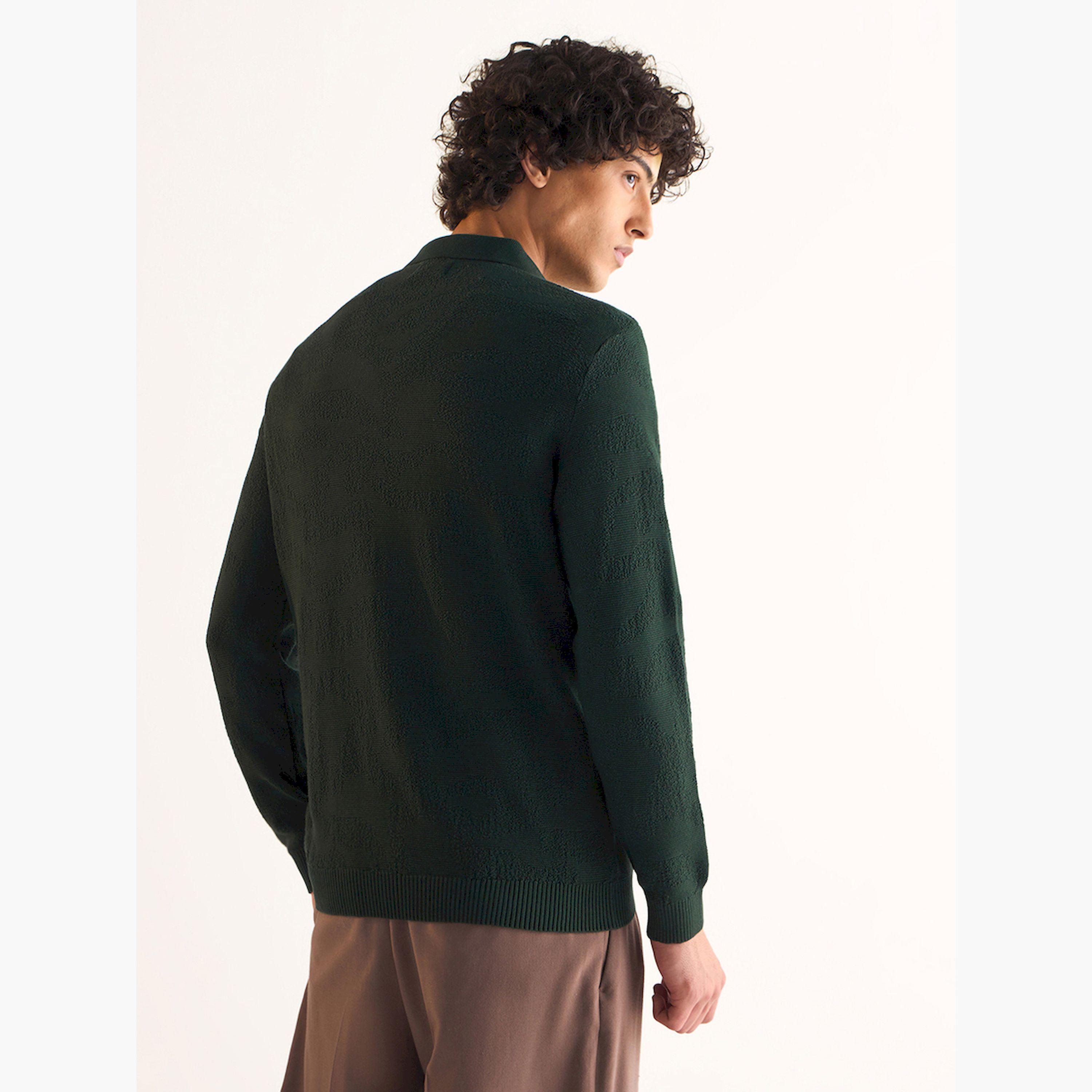 قميص بولو رجالي قطني سادة وقصة ضيقة-men-clothing-tshirtsandpolos-polos-image-5