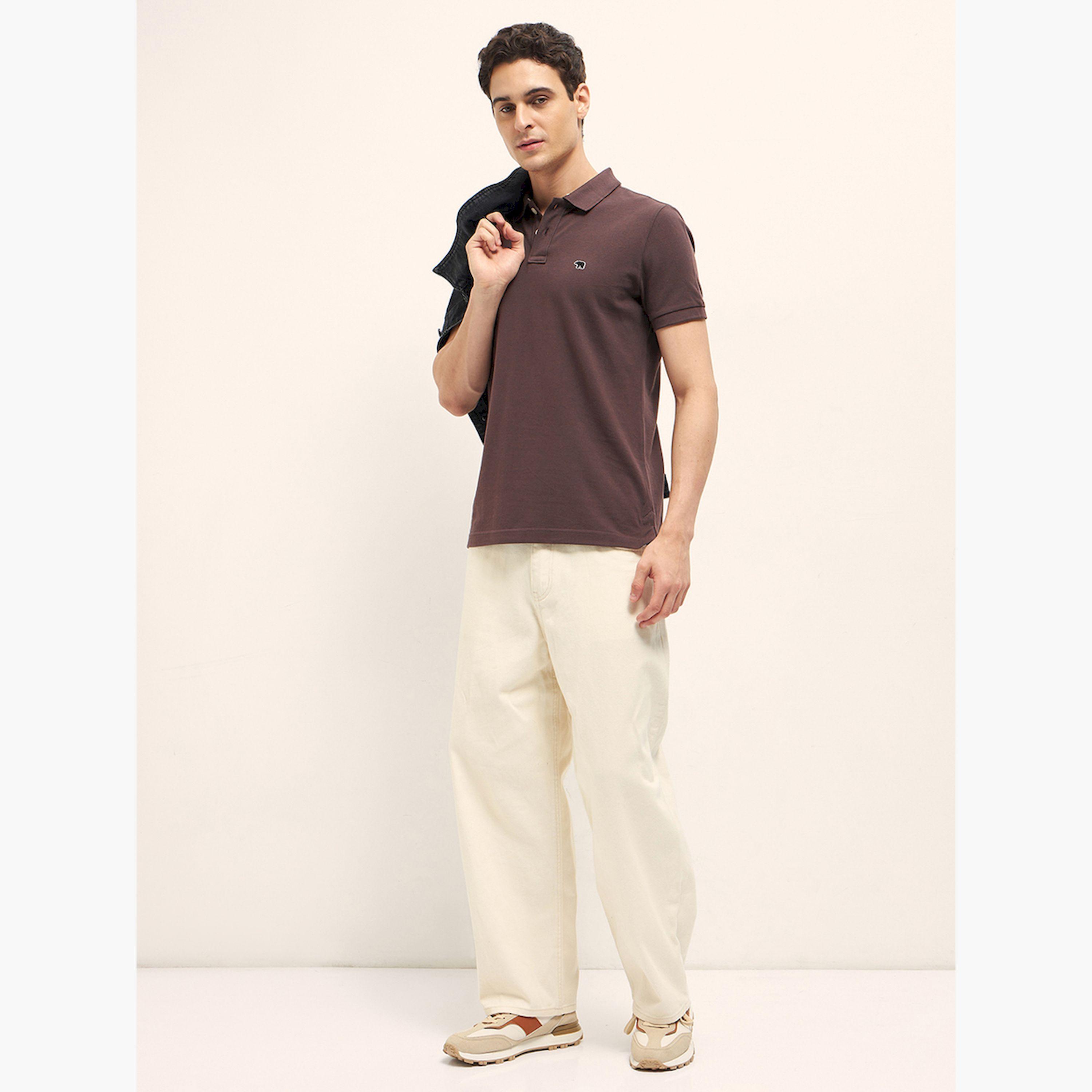 The Bear House X Styli Men Cotton Solid Regular Fit Polo-men-clothing-tshirtsandpolos-polos-image-2