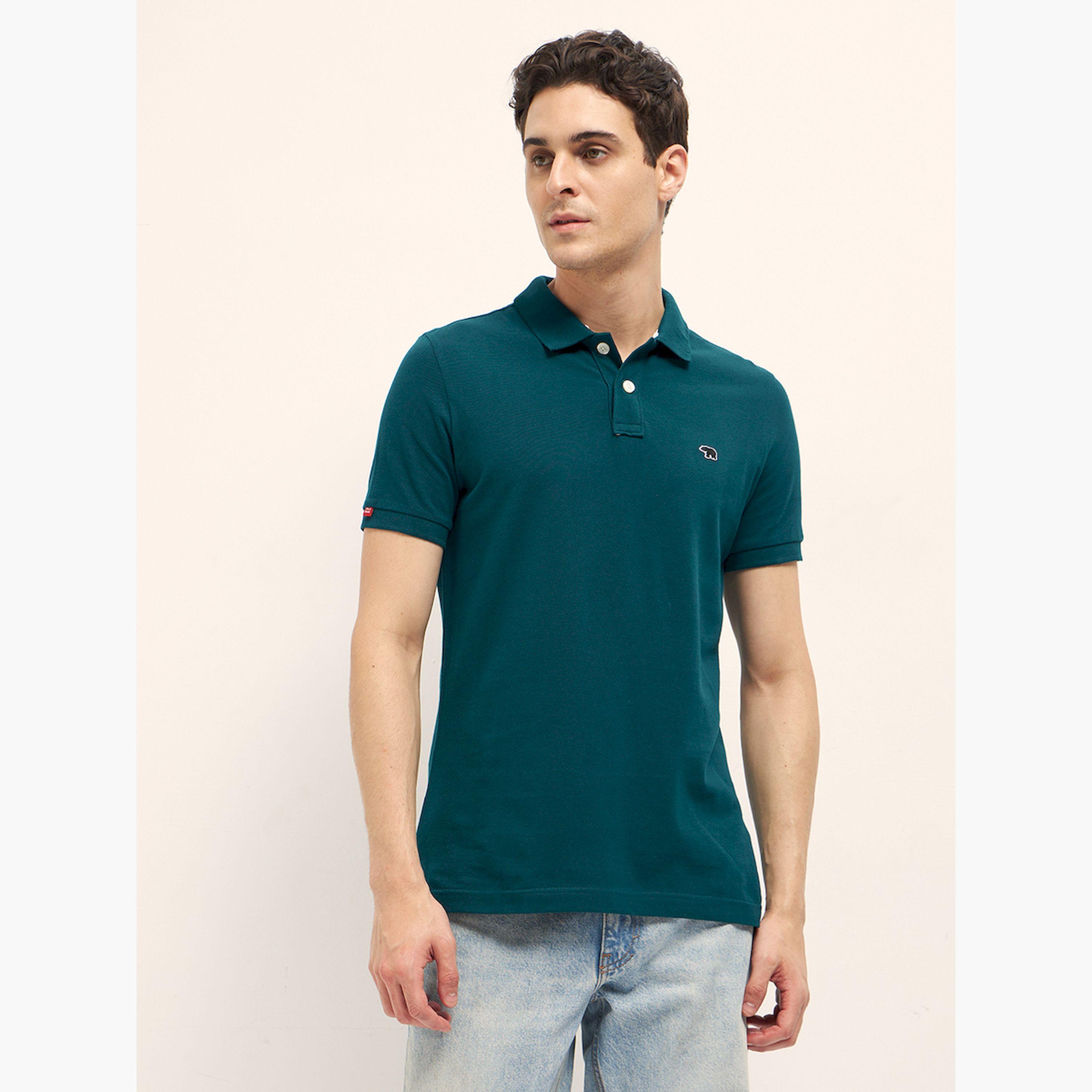 The Bear House X Styli Men Cotton Solid Regular Fit Polo-men-clothing-tshirtsandpolos-polos-image-1
