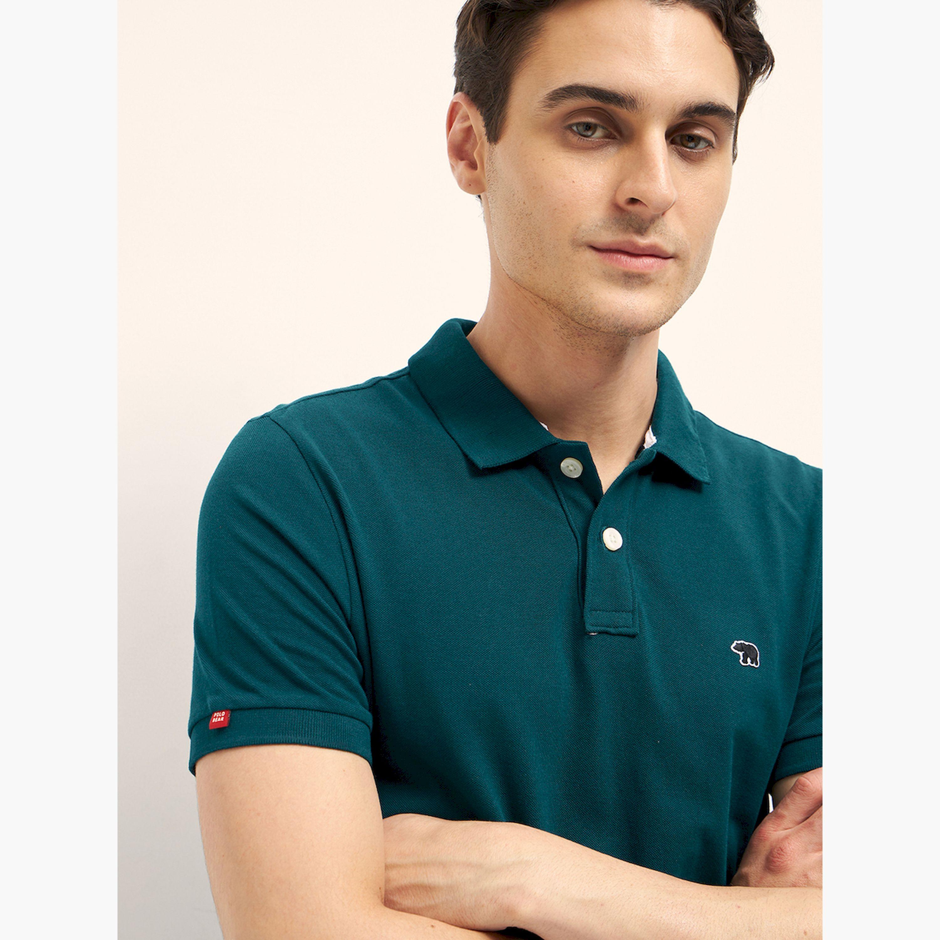 The Bear House X Styli Men Cotton Solid Regular Fit Polo-men-clothing-tshirtsandpolos-polos-image-3