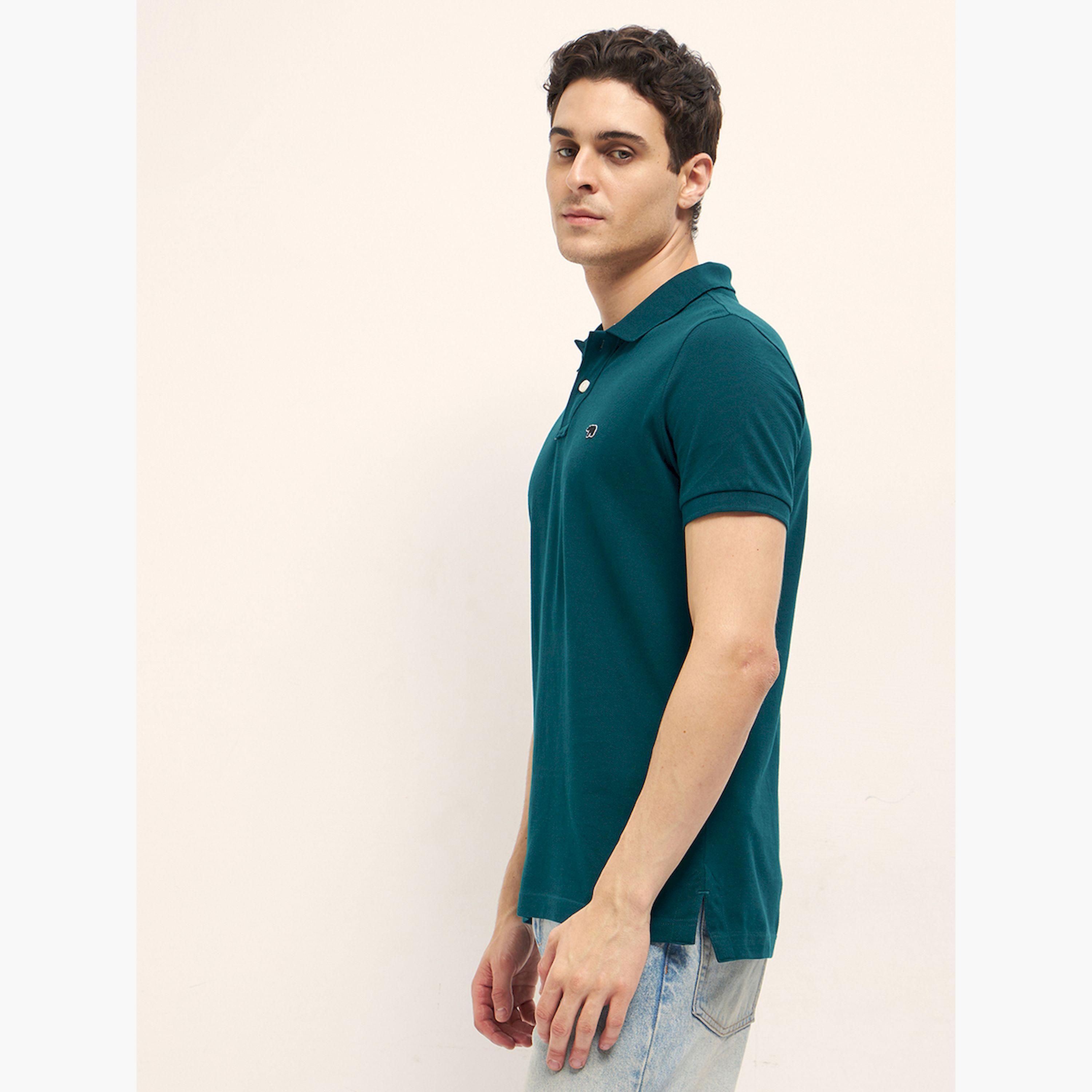 قميص بولو رجالي قطني سادة وقصة عادية-men-clothing-tshirtsandpolos-polos-image-6