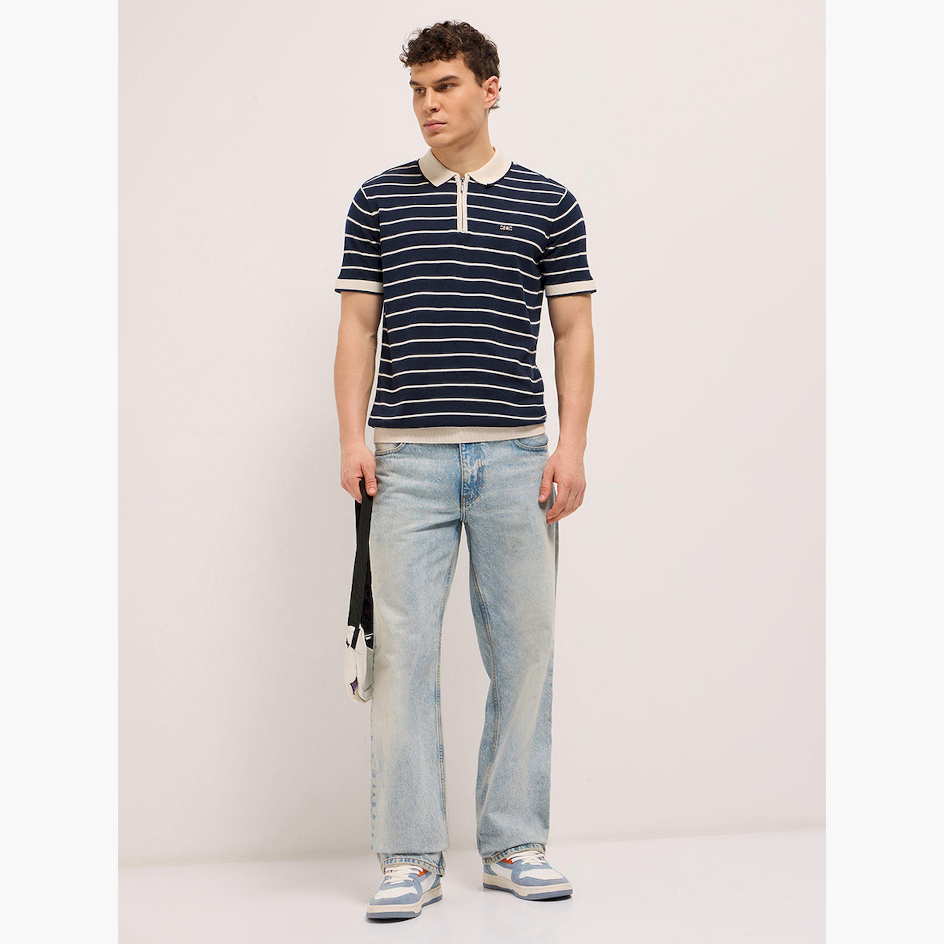 The Bear House X Styli Men Cotton Striped Slim Fit Polo-men-clothing-tshirtsandpolos-polos-image-2