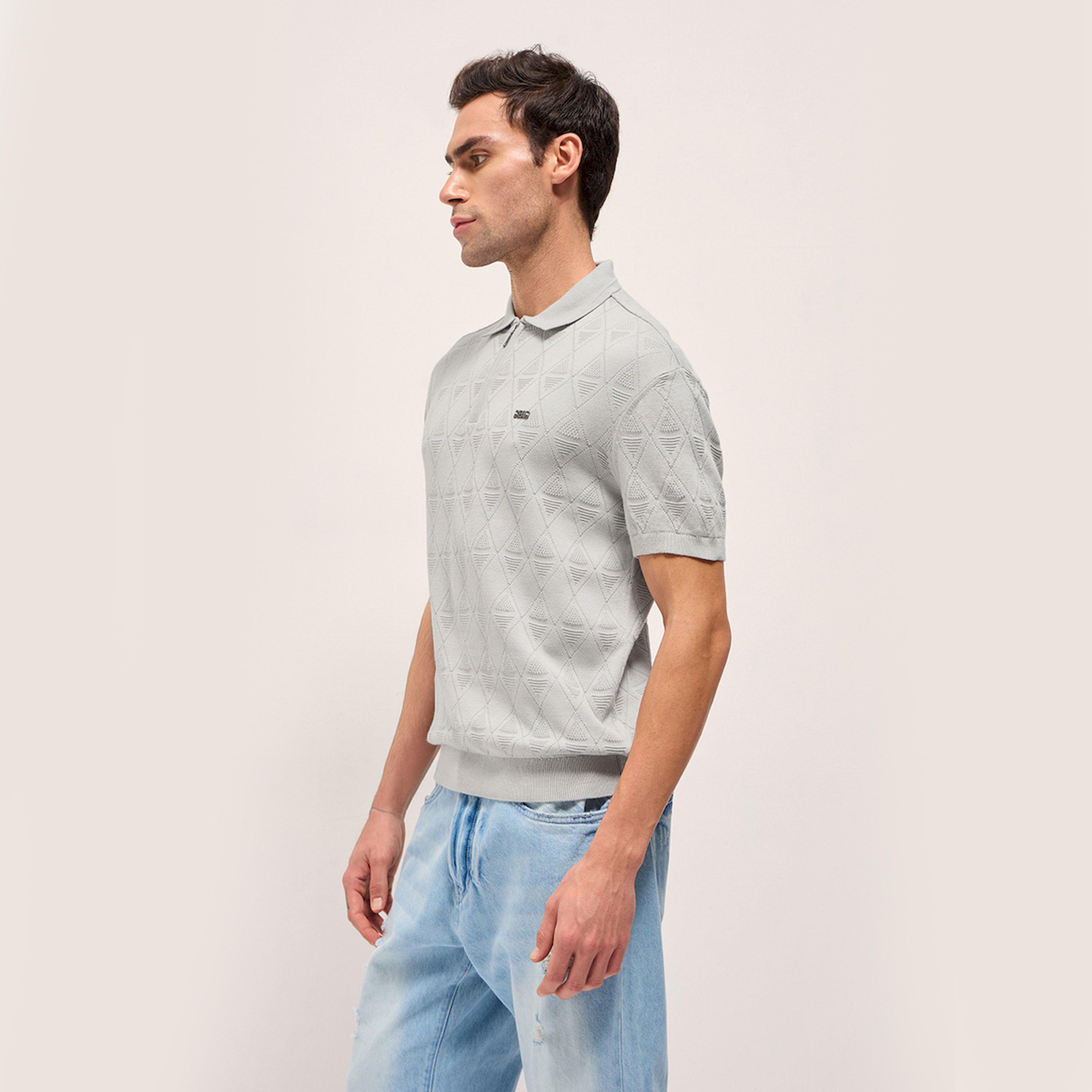 The Bear House X Styli Men Pure Cotton Textured Relaxed Fit Polo-men-clothing-tshirtsandpolos-polos-image-3