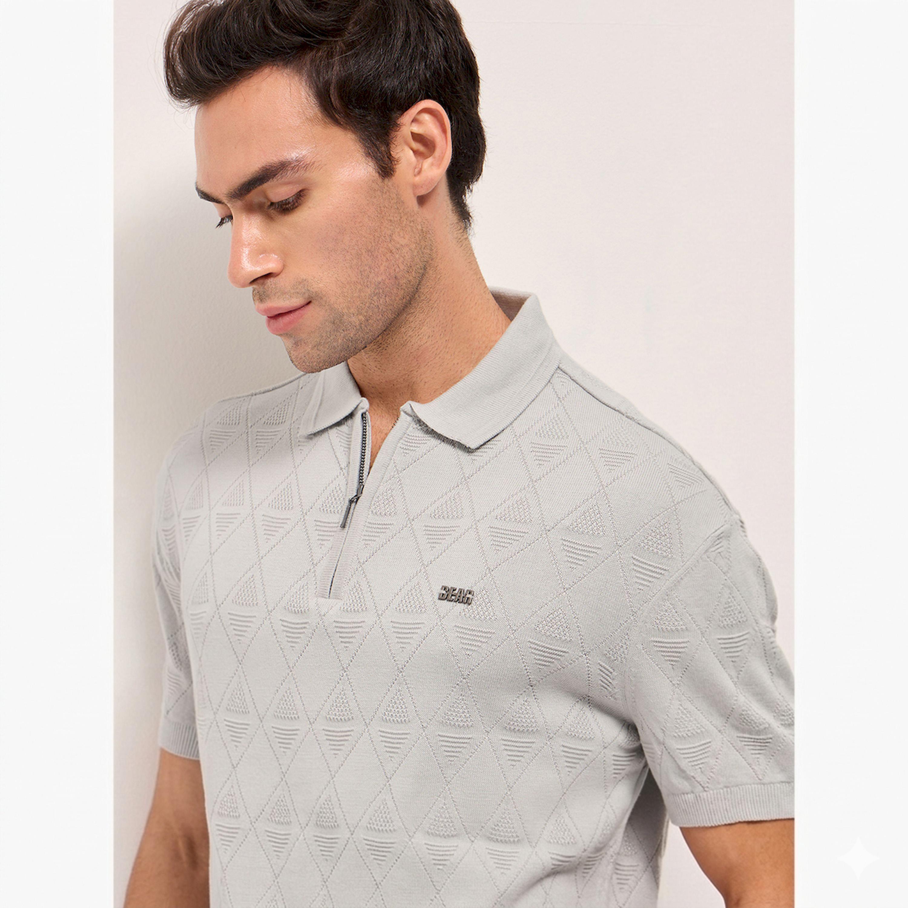 The Bear House X Styli Men Pure Cotton Textured Relaxed Fit Polo-men-clothing-tshirtsandpolos-polos-image-6
