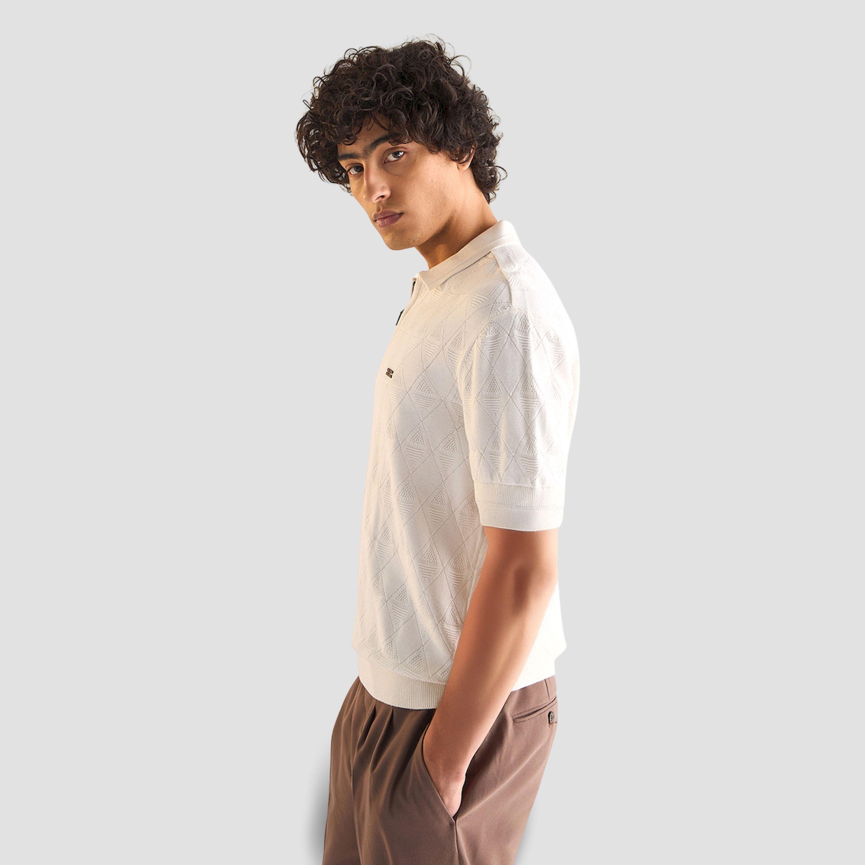 قميص بولو رجالي قطن خالص وقصة عادية-men-clothing-tshirtsandpolos-polos-image-3