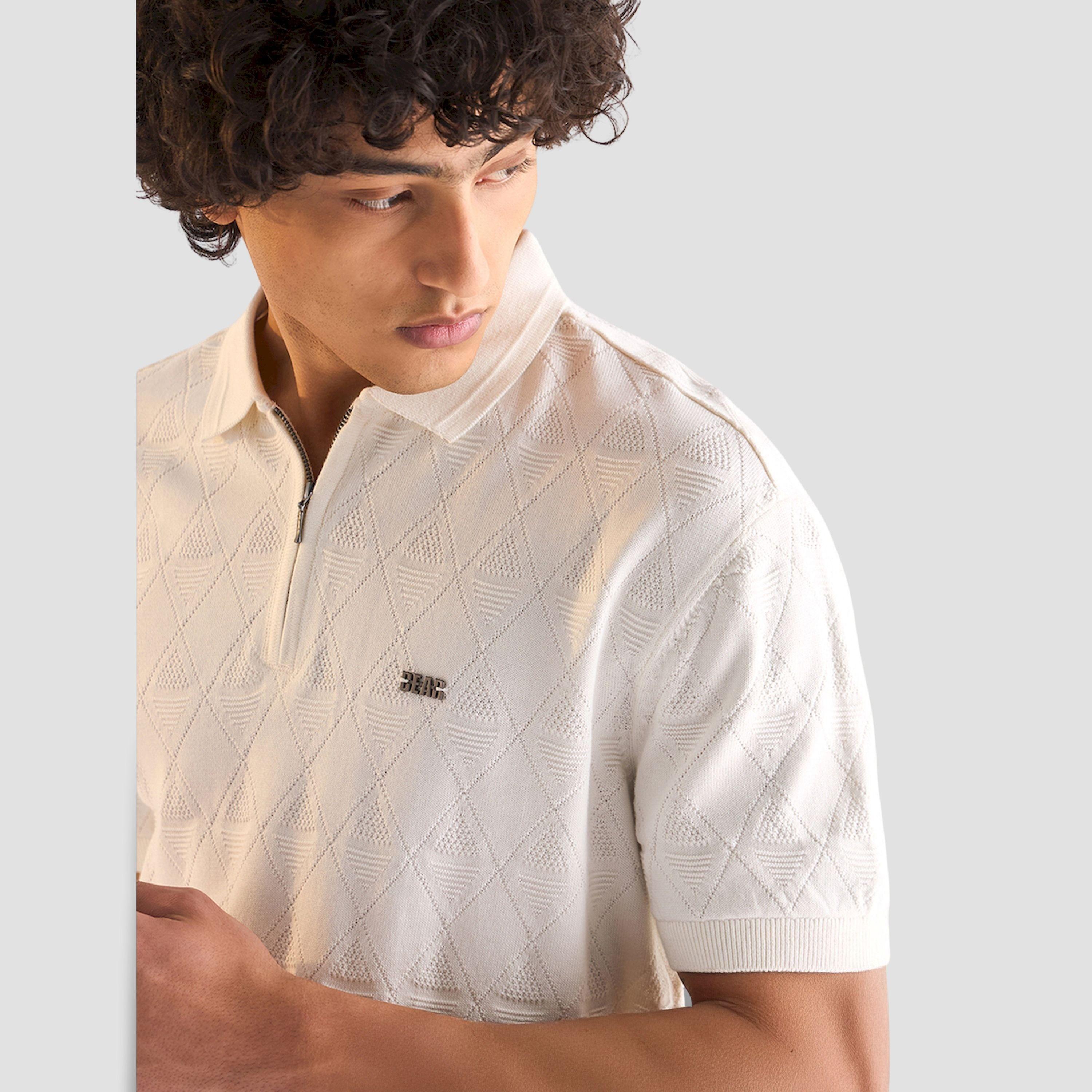 قميص بولو رجالي قطن خالص وقصة عادية-men-clothing-tshirtsandpolos-polos-image-6